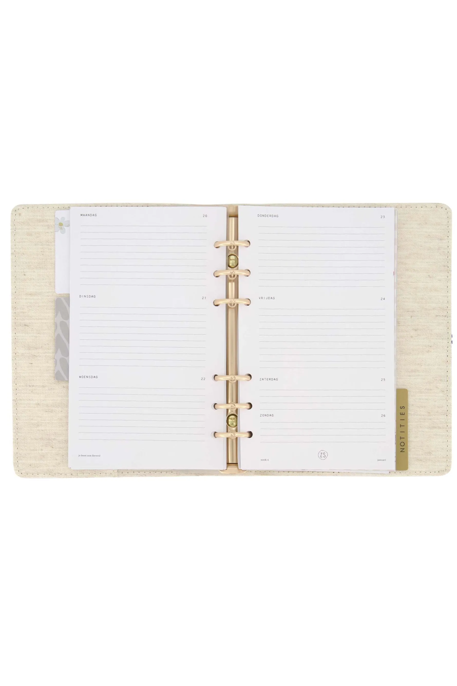 zusss agenda vandaag is jouw dag linnen