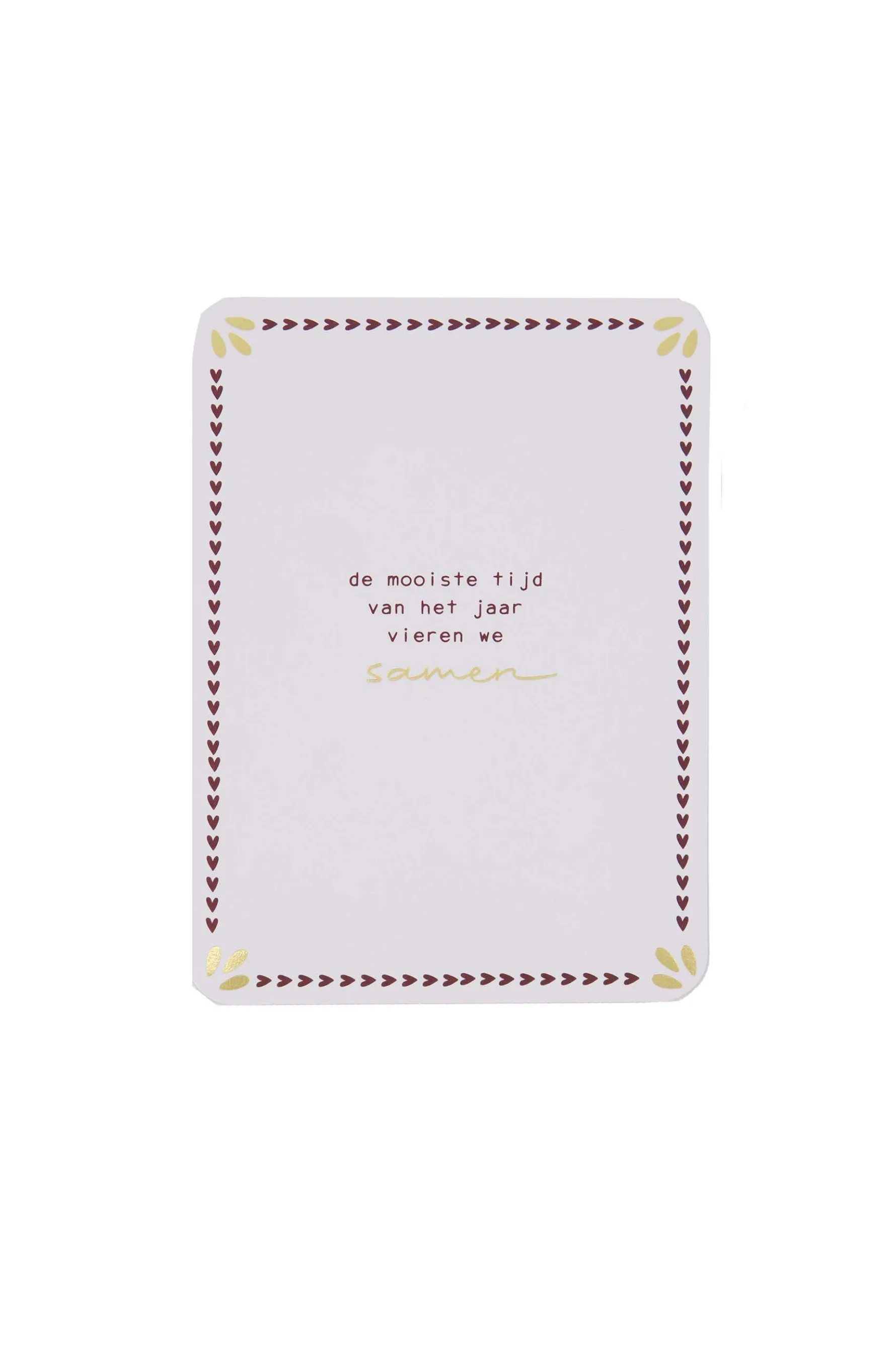 zusss ansichtkaart de mooiste tijd van het jaar wit