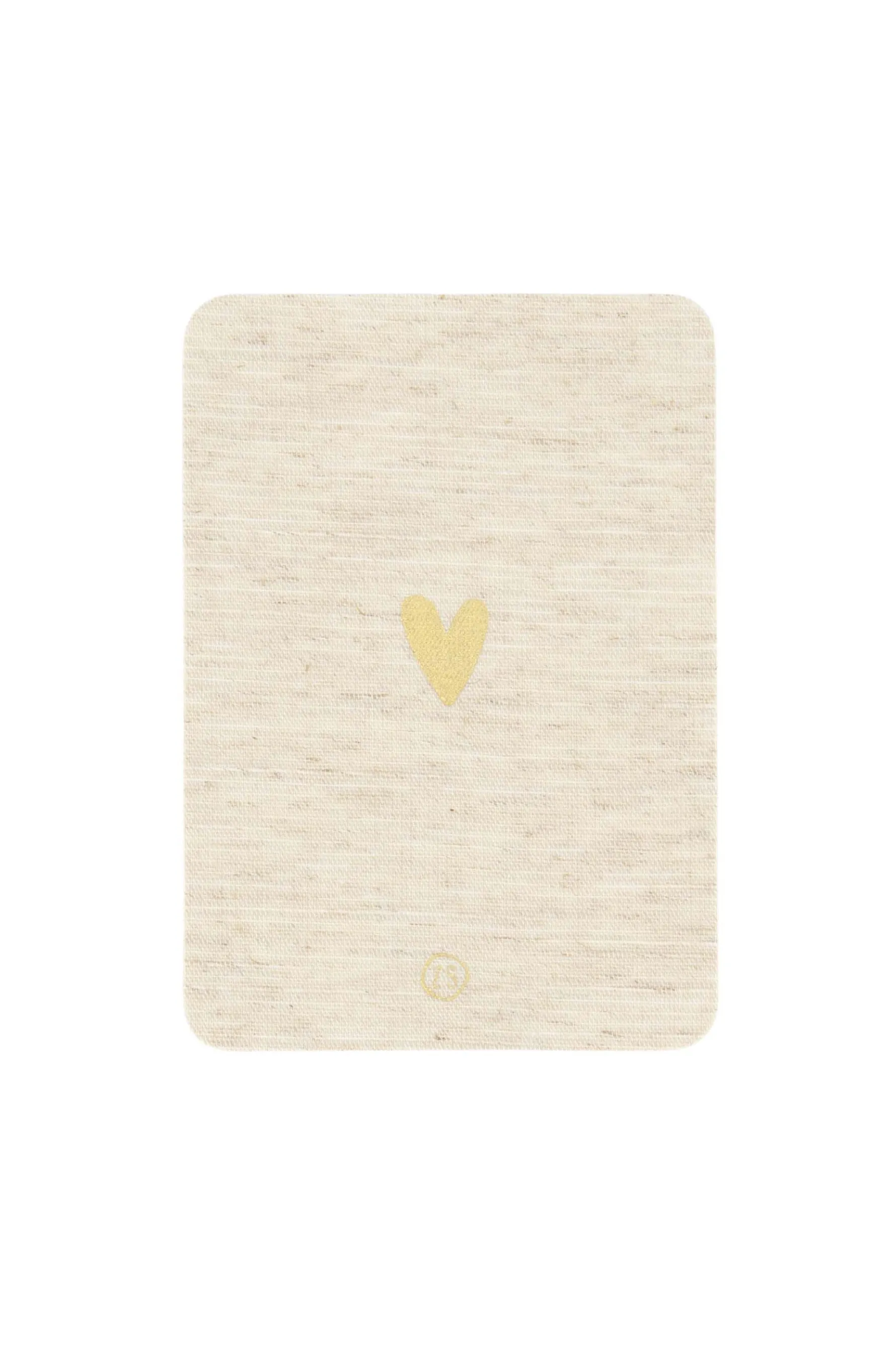 zusss ansichtkaart hartje linnen