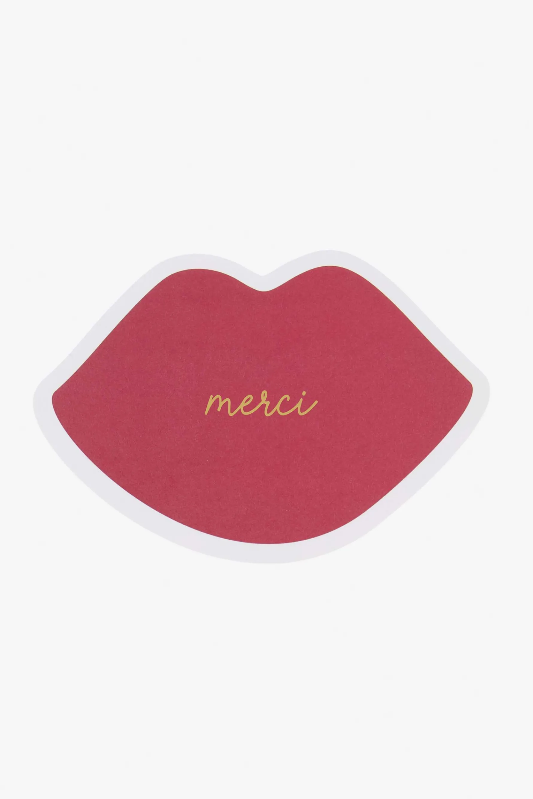 zusss ansichtkaart kusje rood/wit