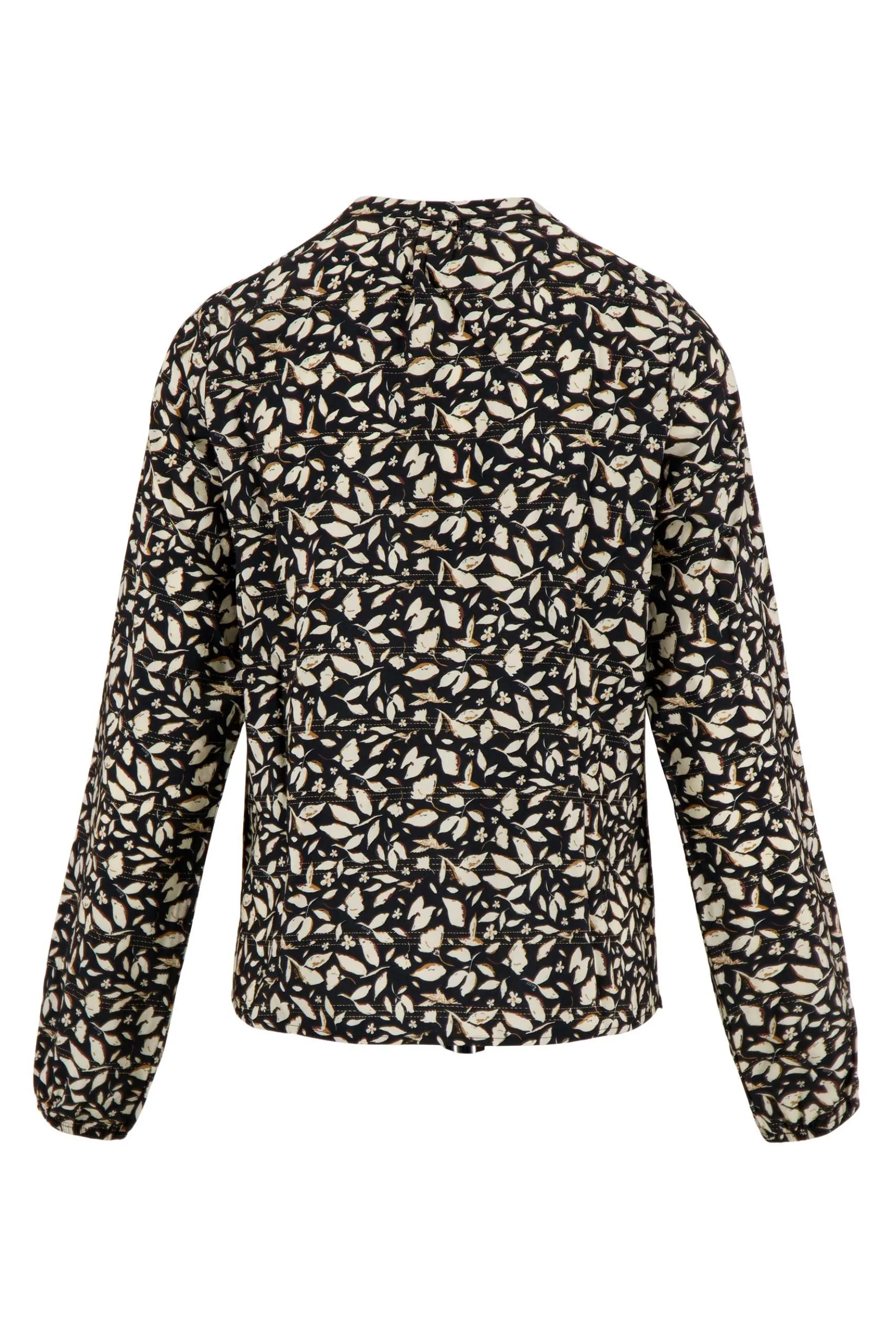 zusss blouse blaadjes print