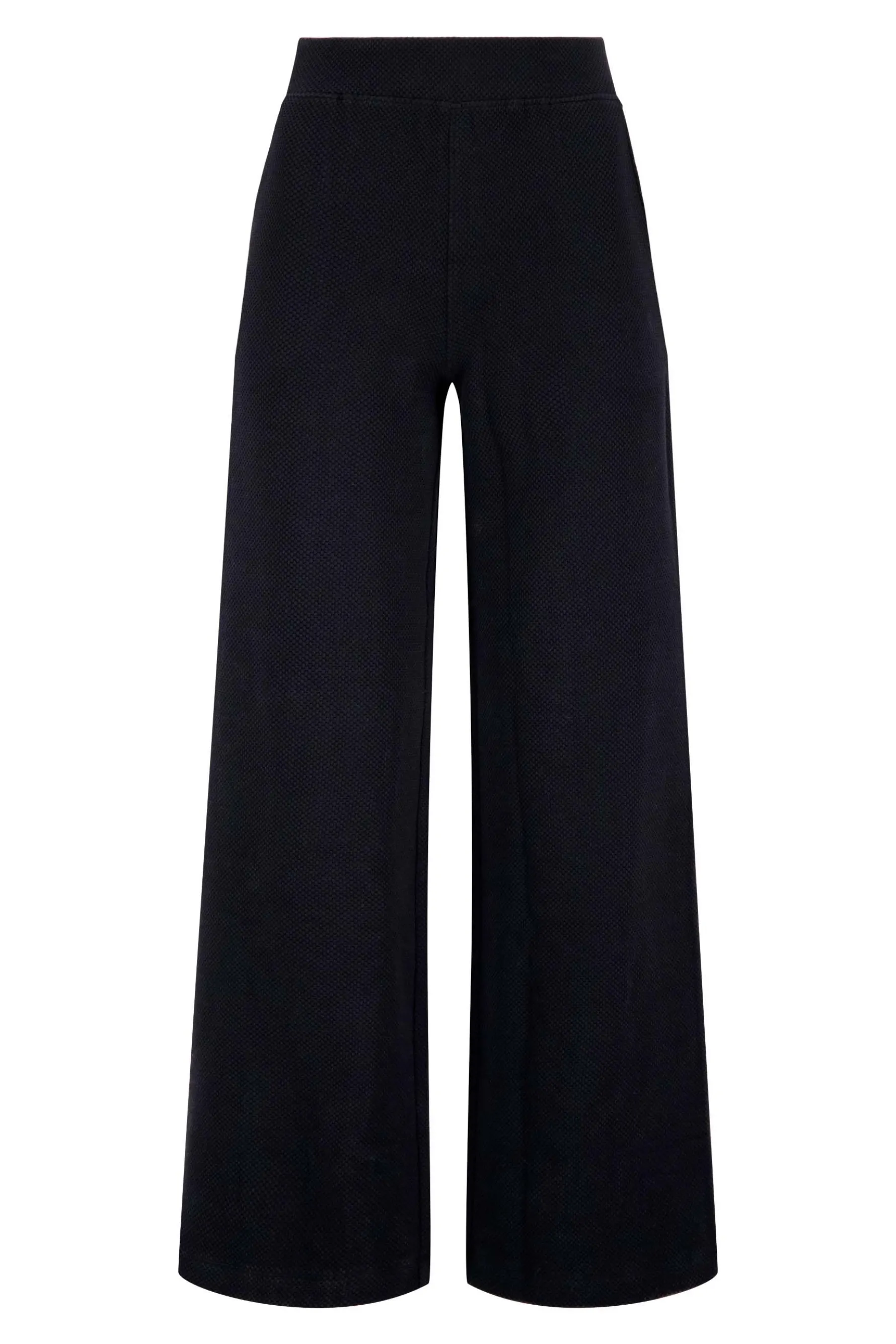 zusss broek met structuur zwart