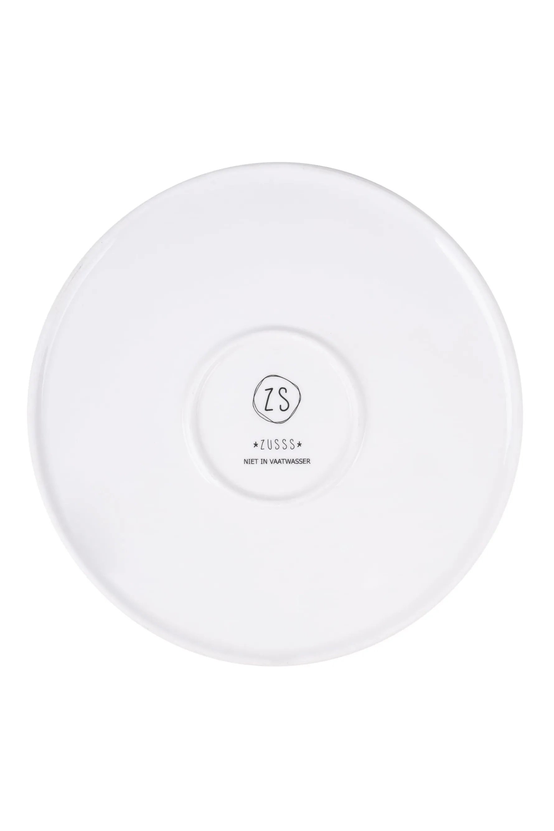 zusss dinerbord goud hartje wit