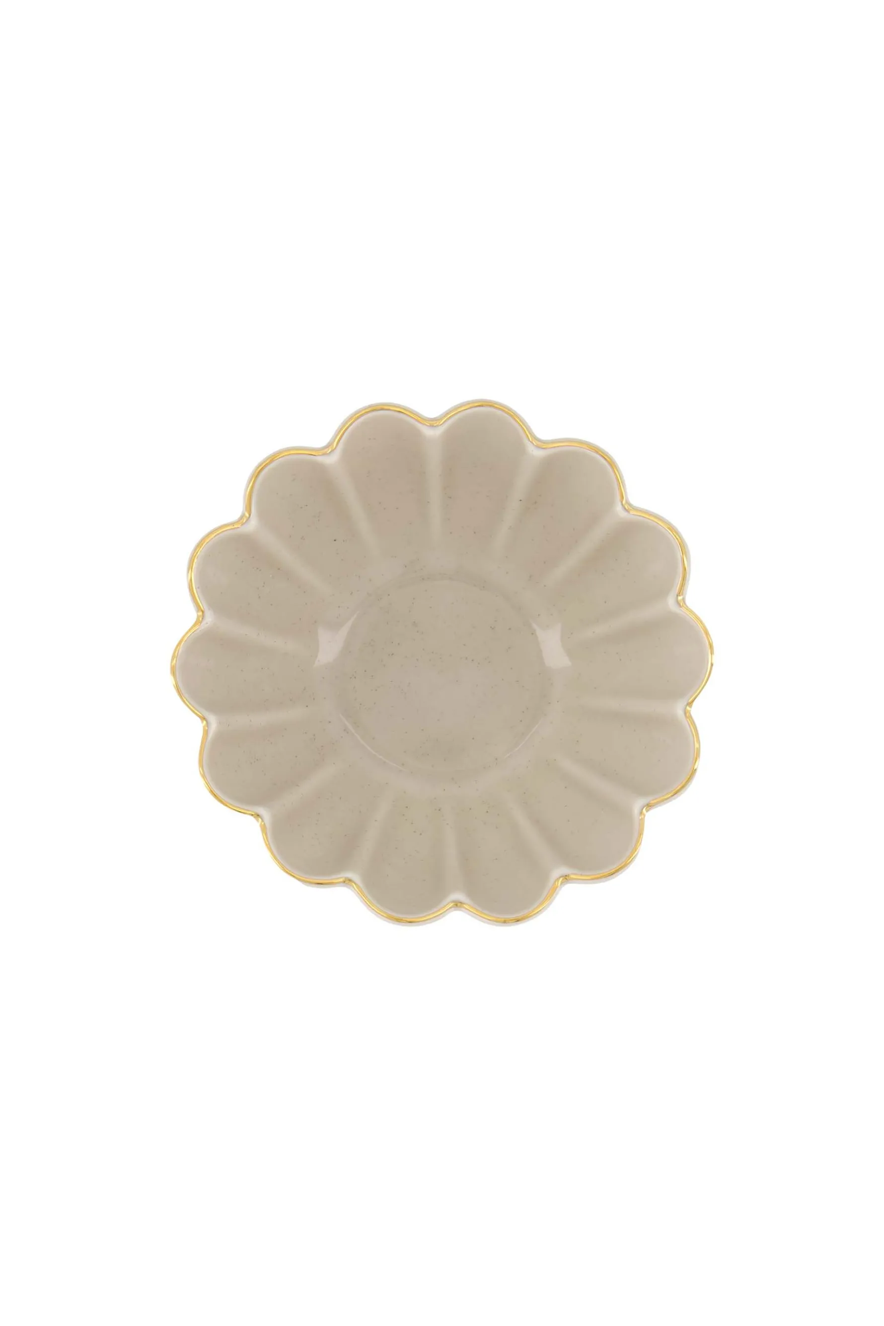 zusss dipschaaltje schulprand beige/goud