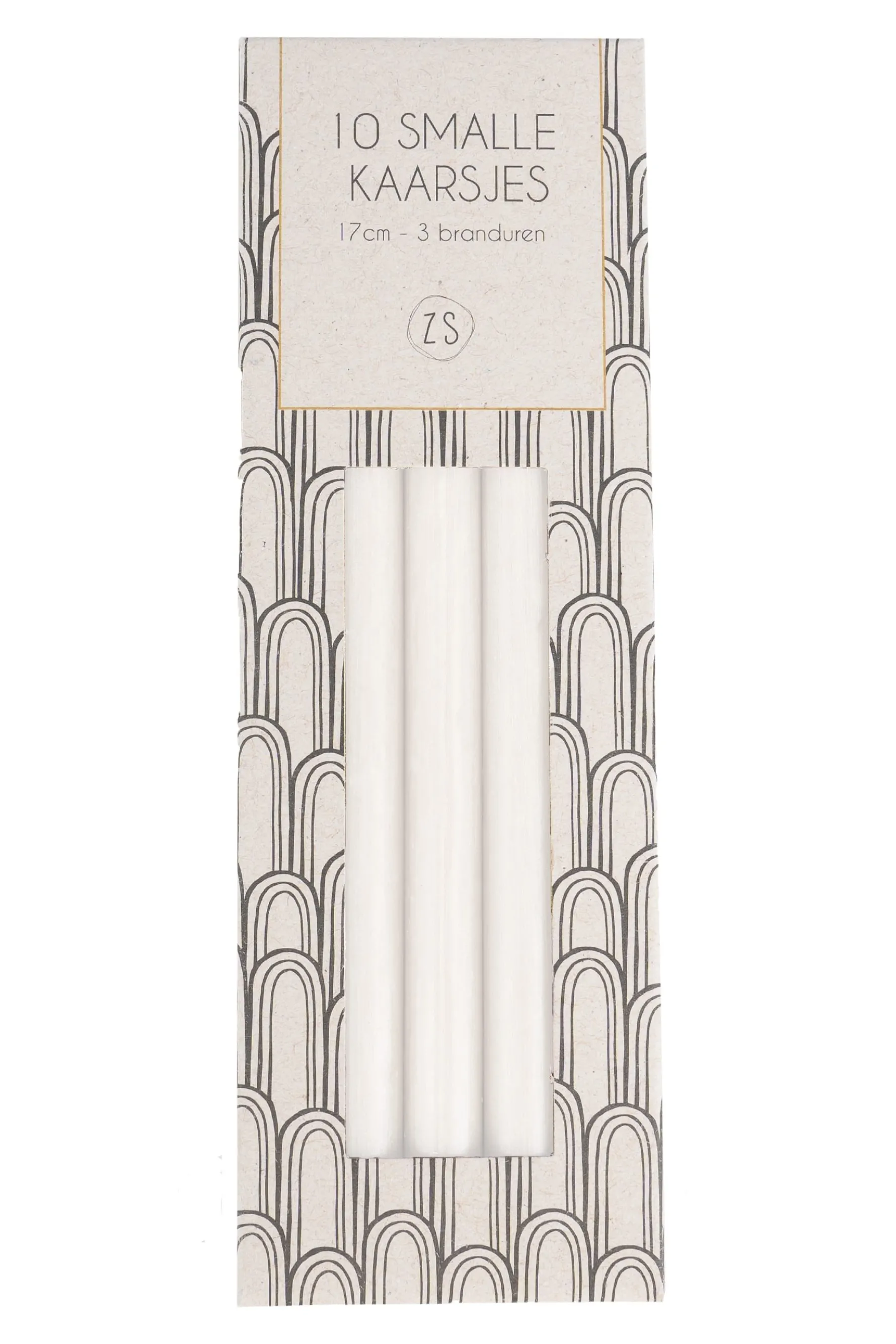 zusss doosje met 10 smalle kaarsjes krijt