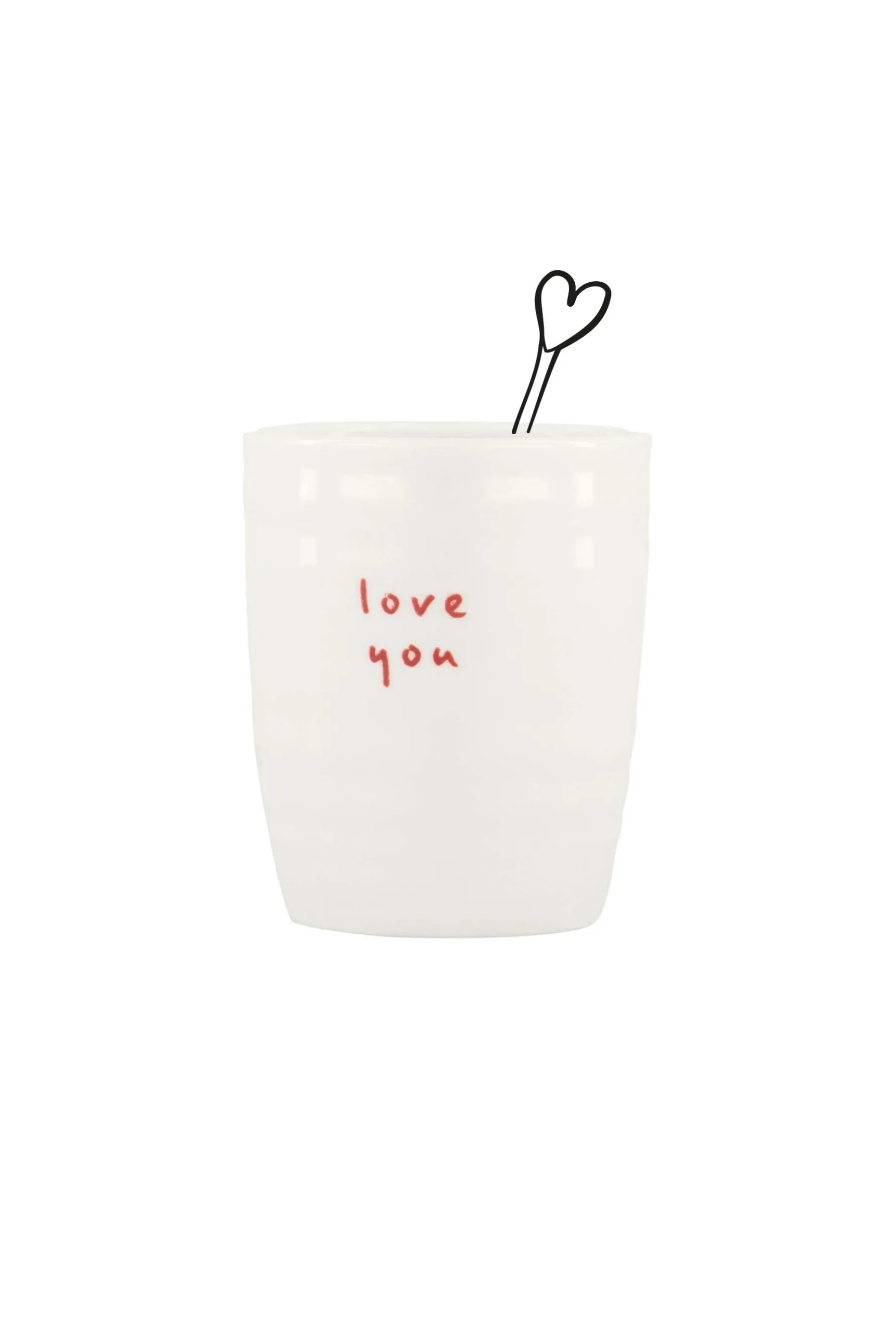 zusss espressokopje love you wit/rood