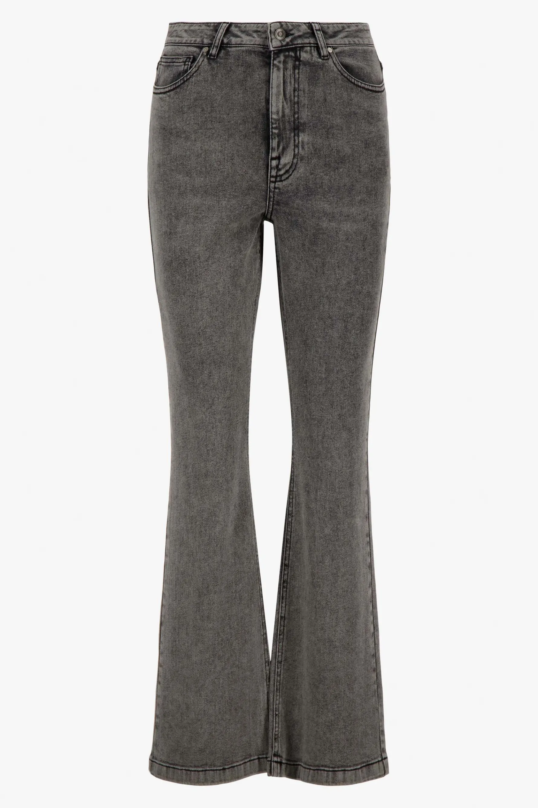 zusss flared jeans grijs