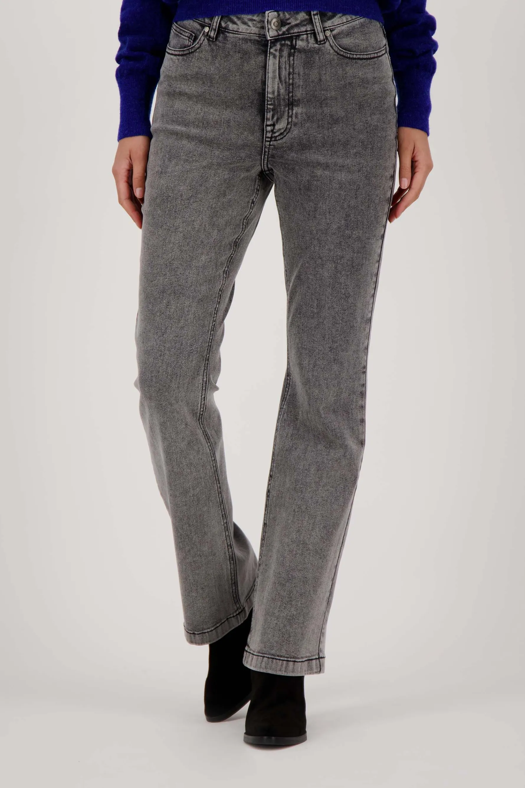 zusss flared jeans grijs