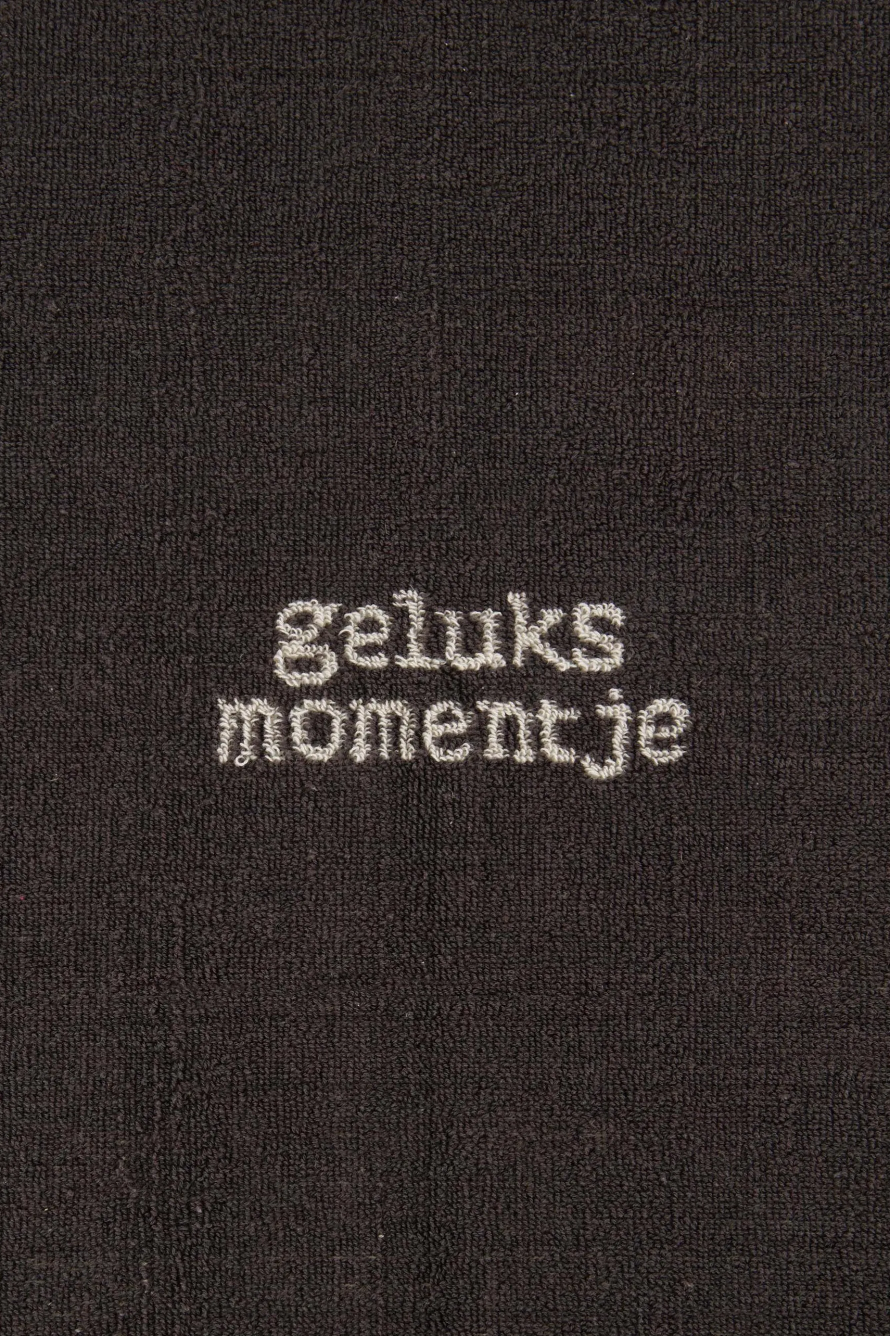 zusss gastendoekje geluksmomentje zand/antracietgrijs