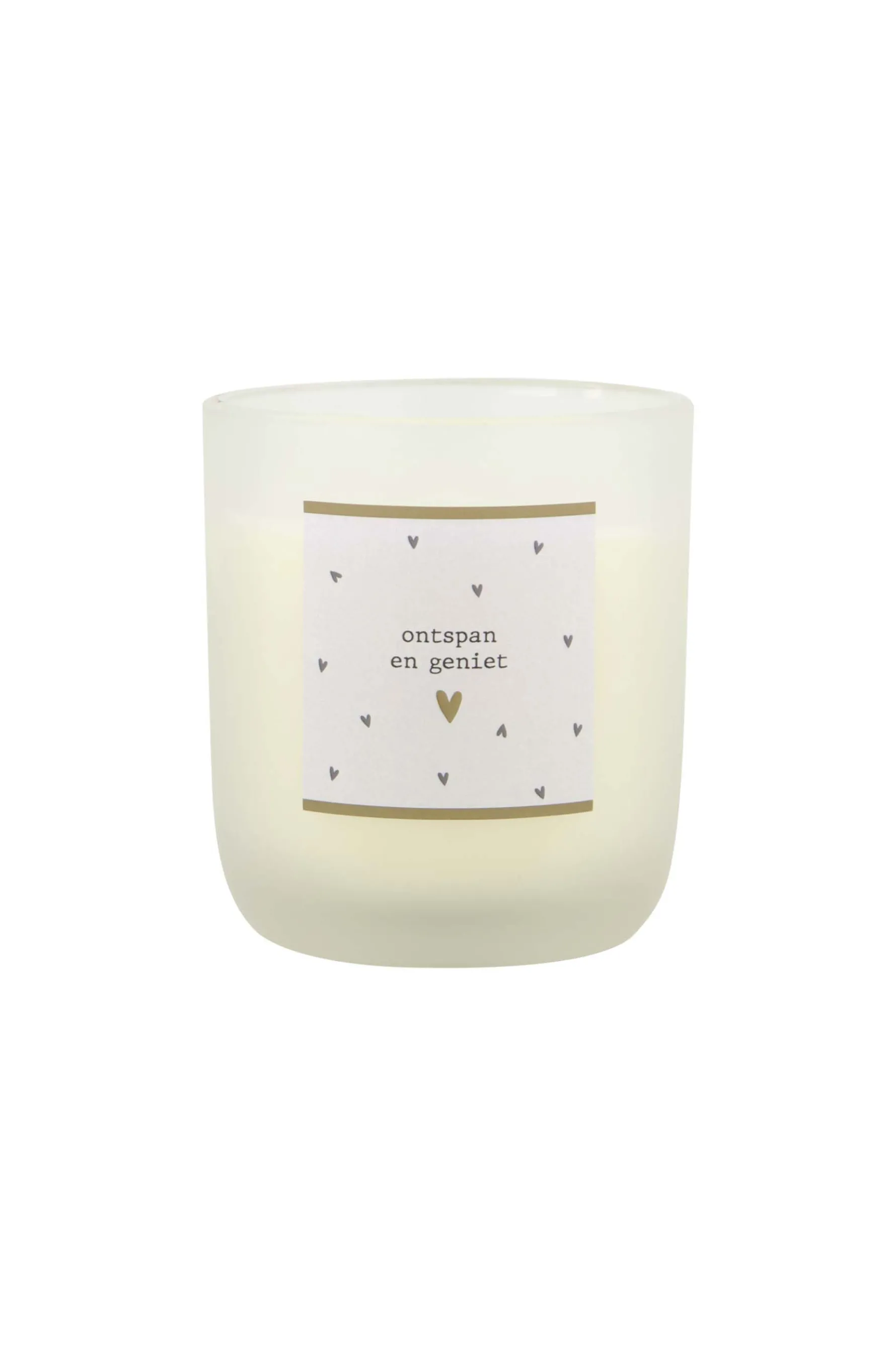 zusss geurkaars in glas ontspan en geniet wit