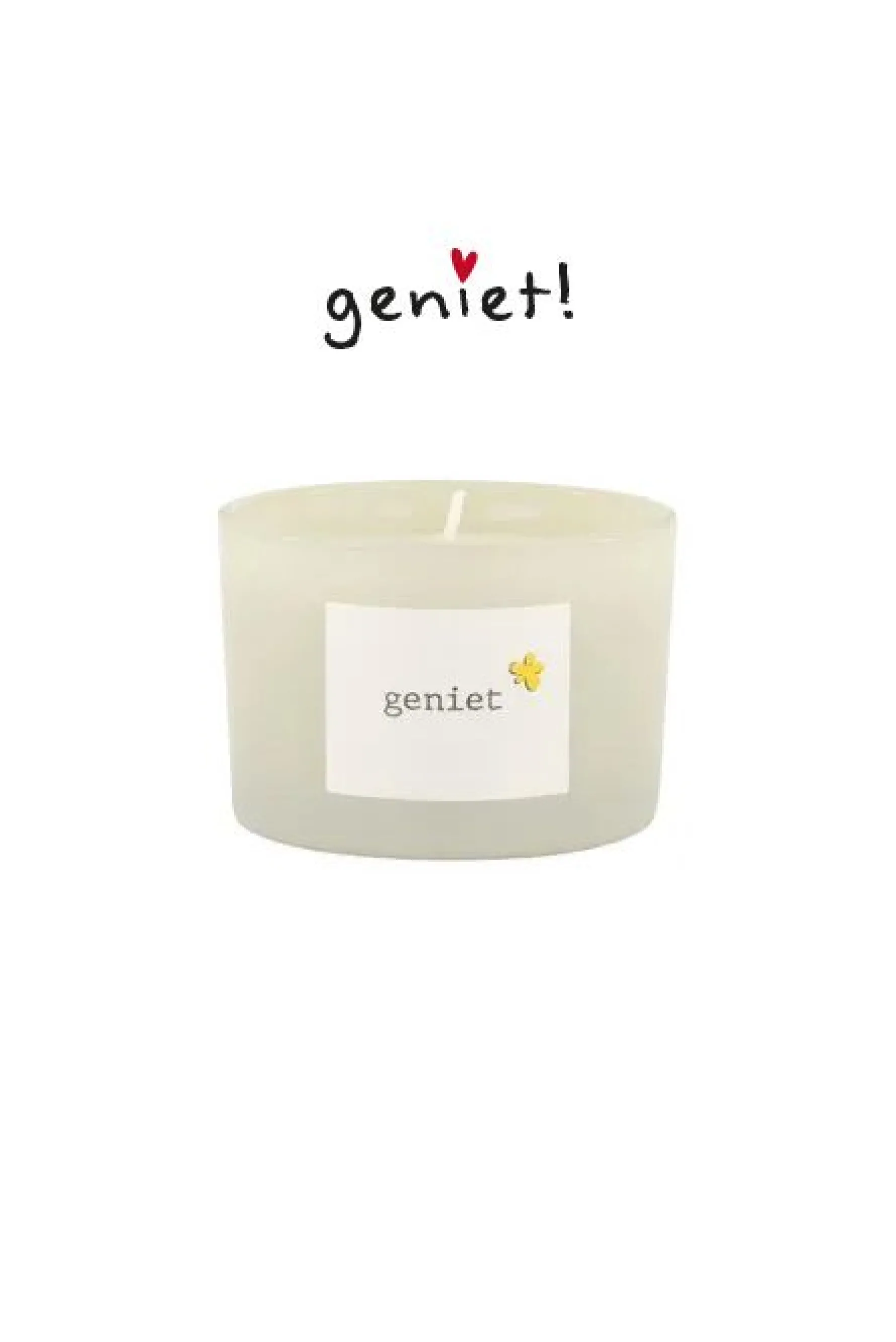 zusss geurkaars in glas geniet zand S