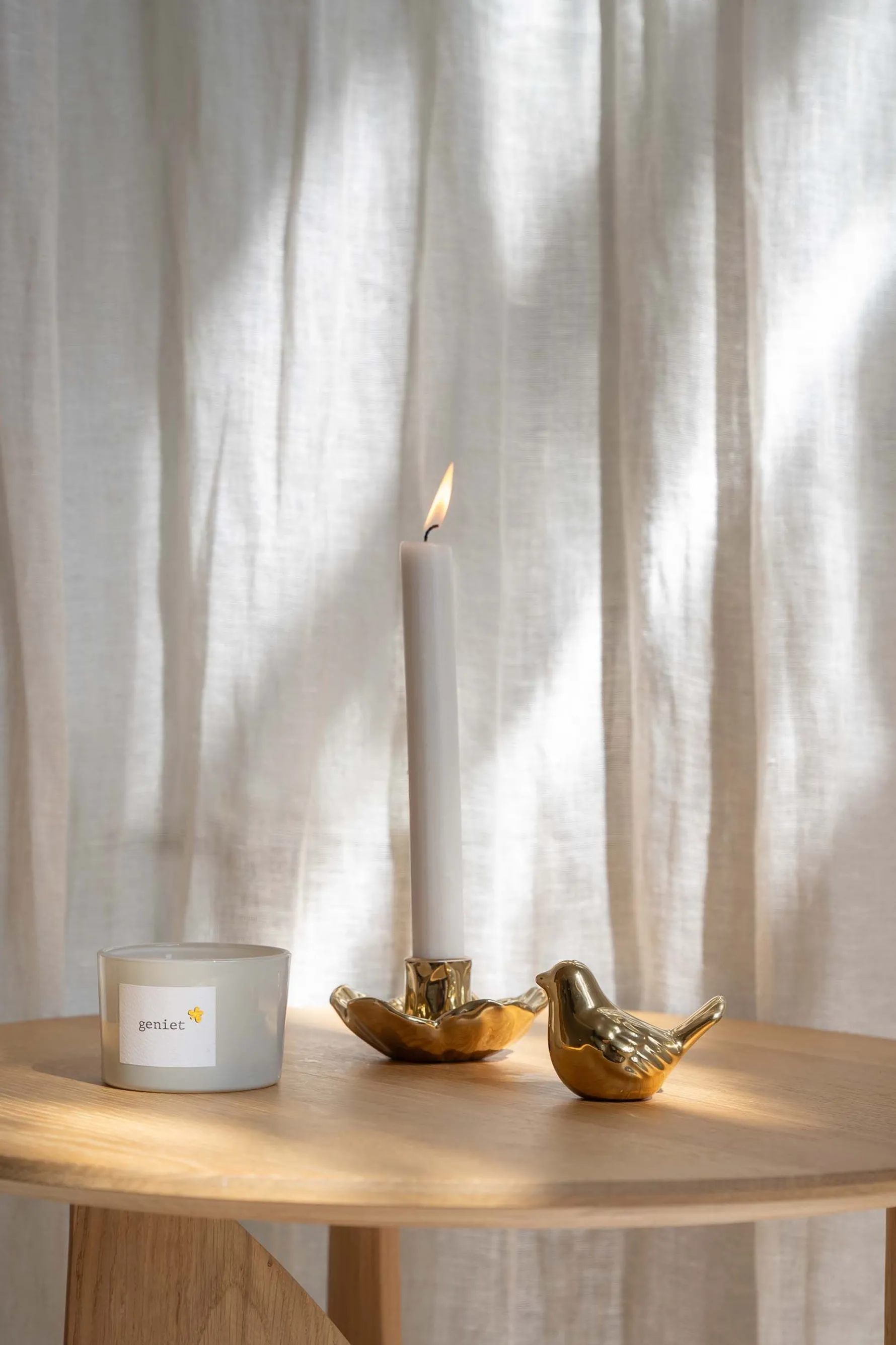 zusss geurkaars in glas geniet zand S