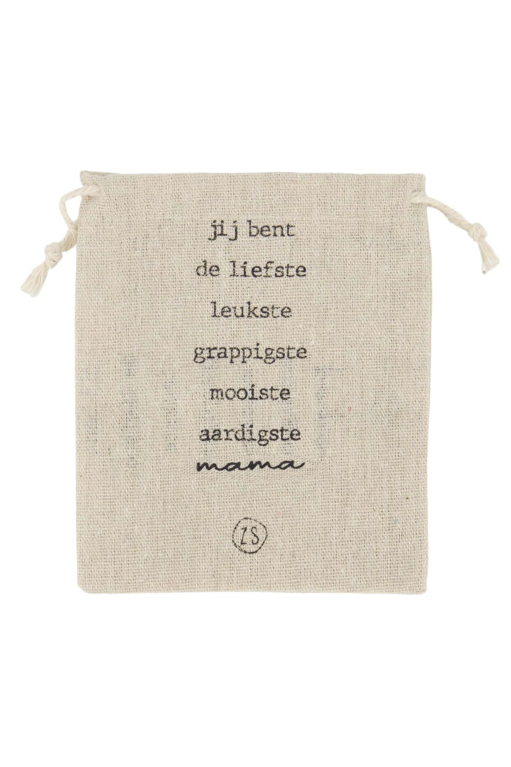 zusss geurkaars in katoenen zakje mama wit