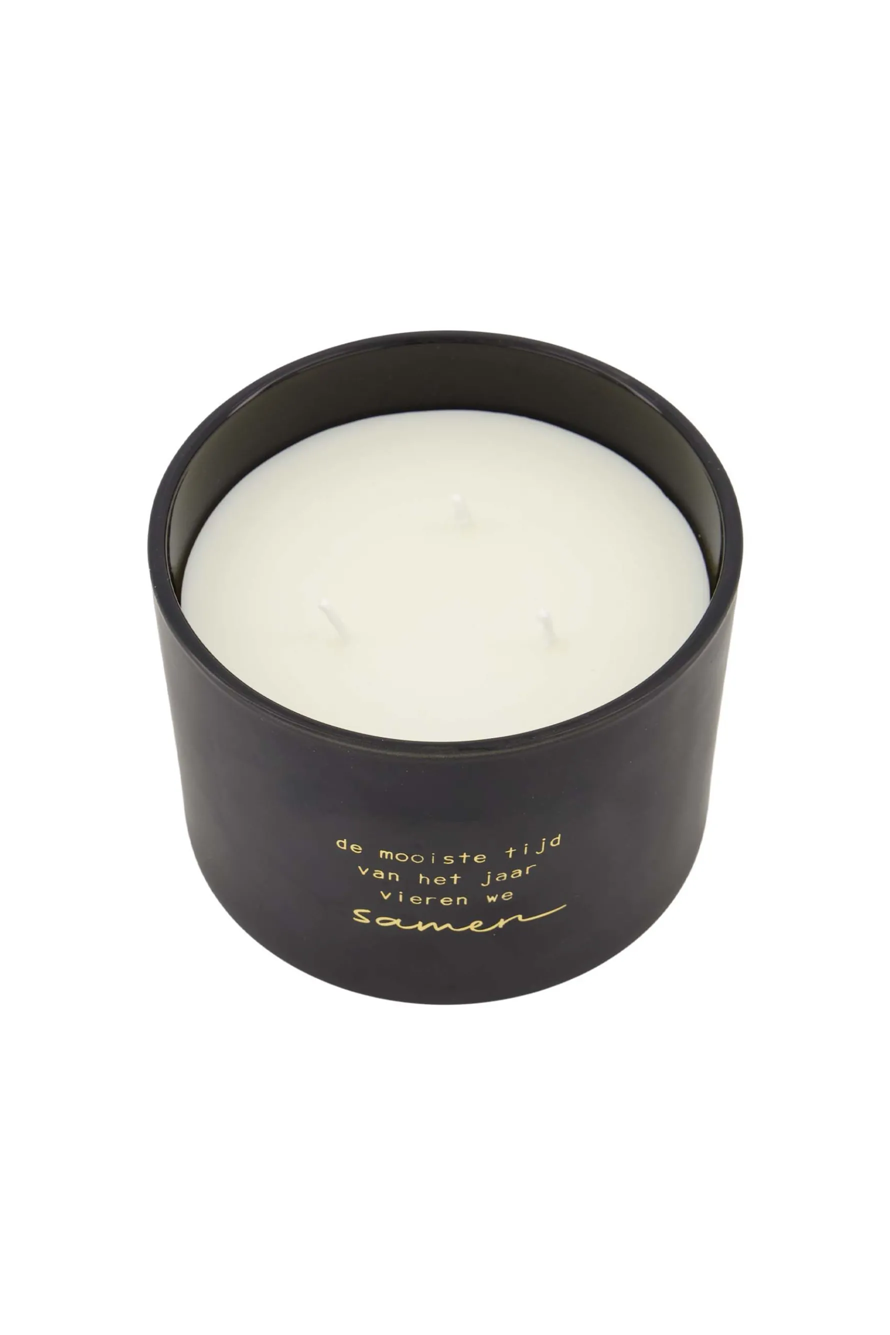 zusss geurkaars mooiste tijd van het jaar winterbloem zwart