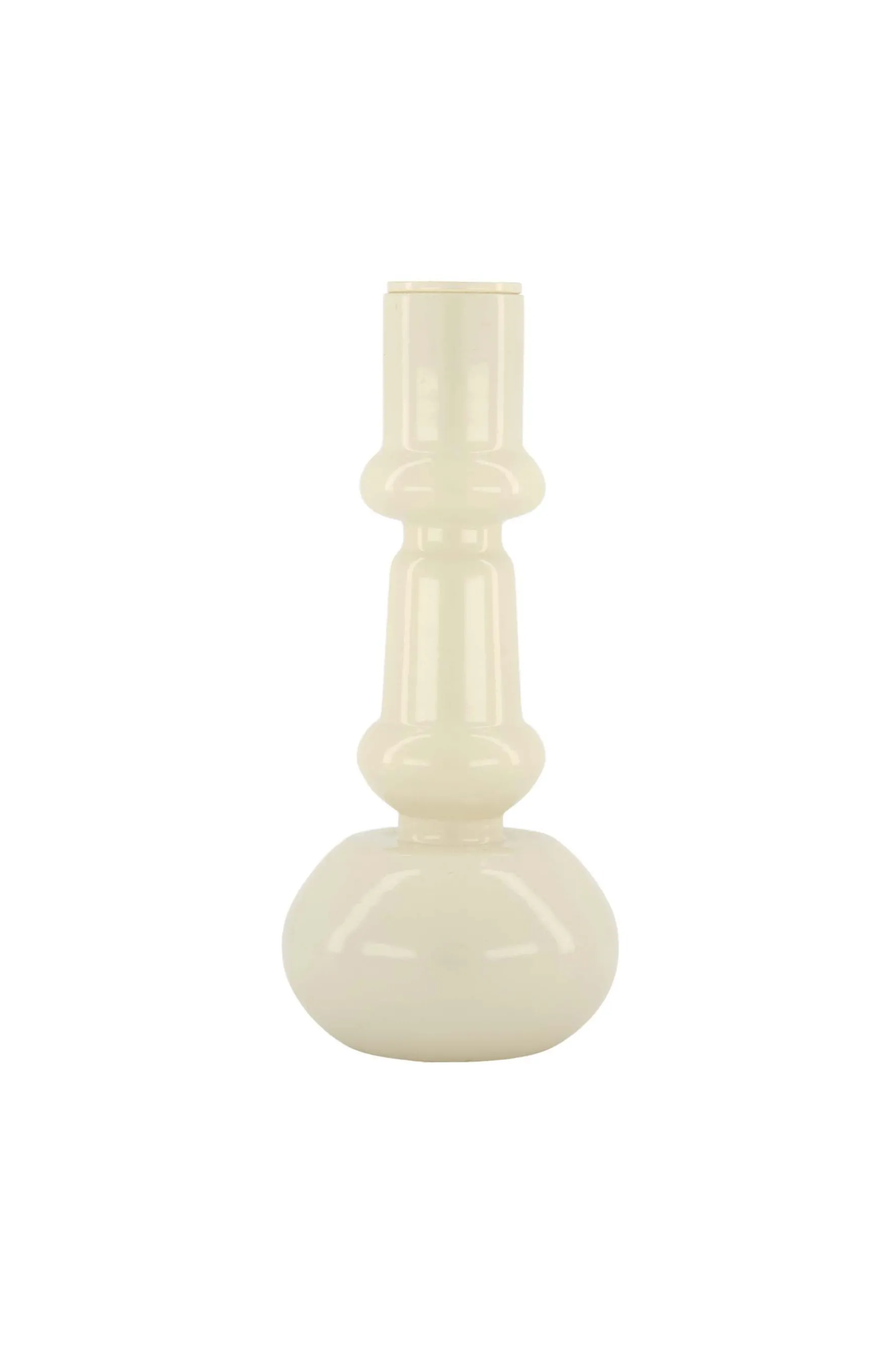 zusss glazen kandelaar 18cm zand