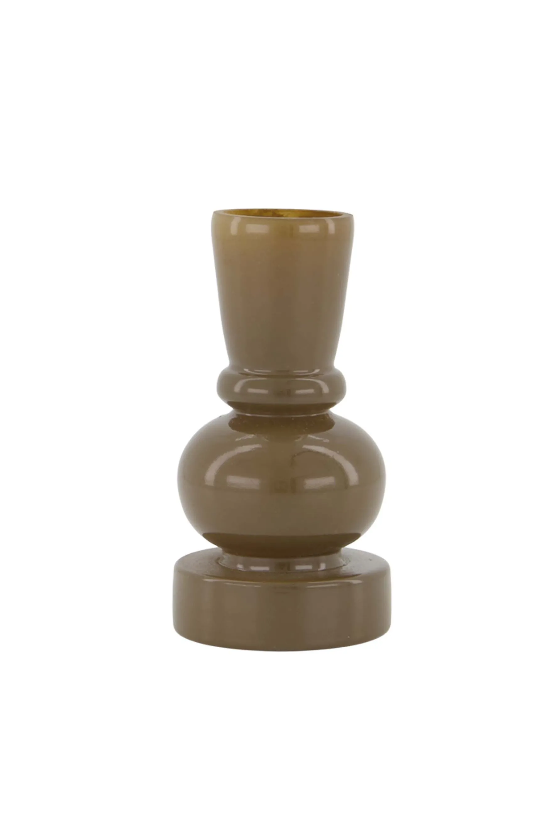 zusss glazen vaasje warm grijs