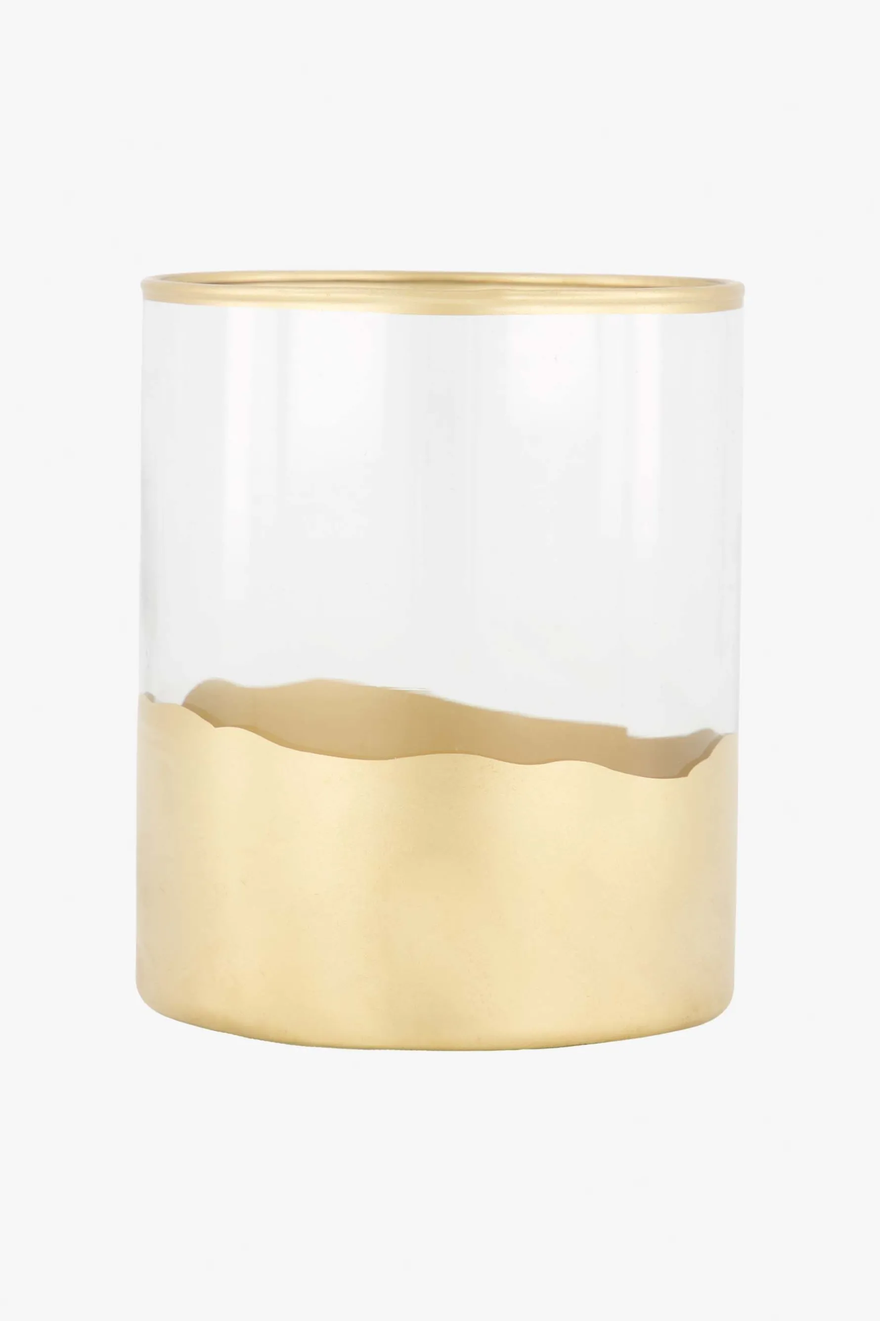 zusss glazen waxinelichthouder M goud