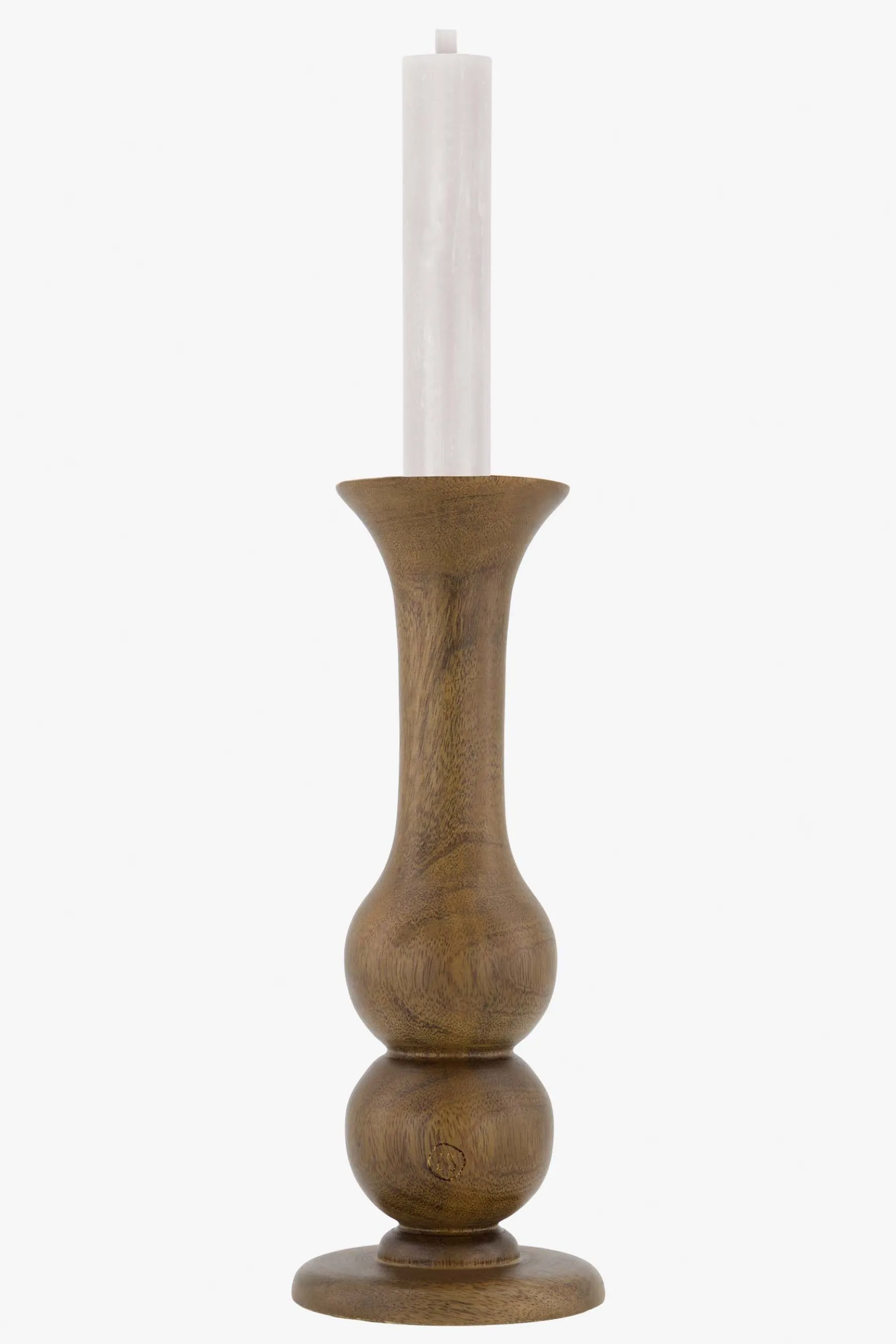 zusss houten kandelaar L donkerbruin