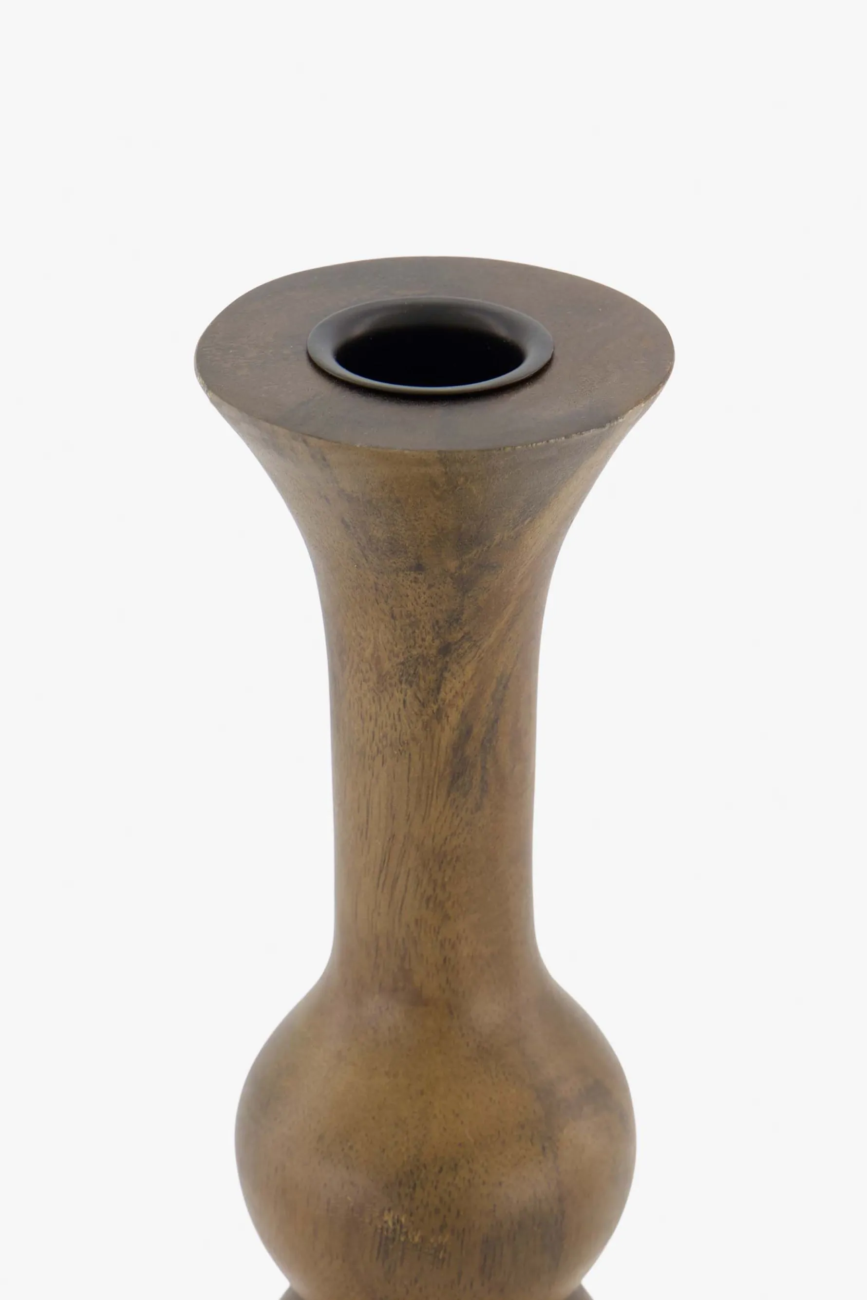 zusss houten kandelaar L donkerbruin