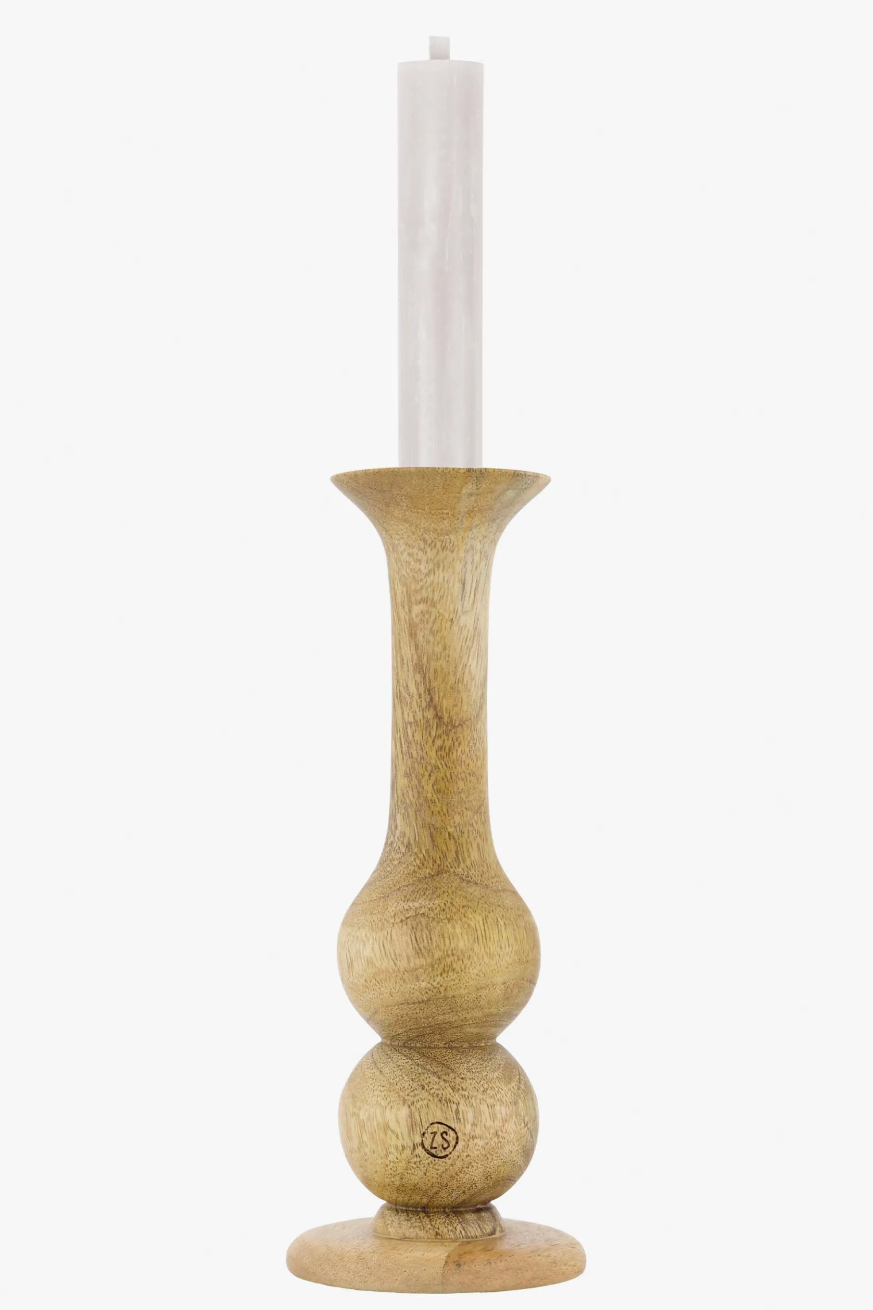 zusss houten kandelaar L naturel