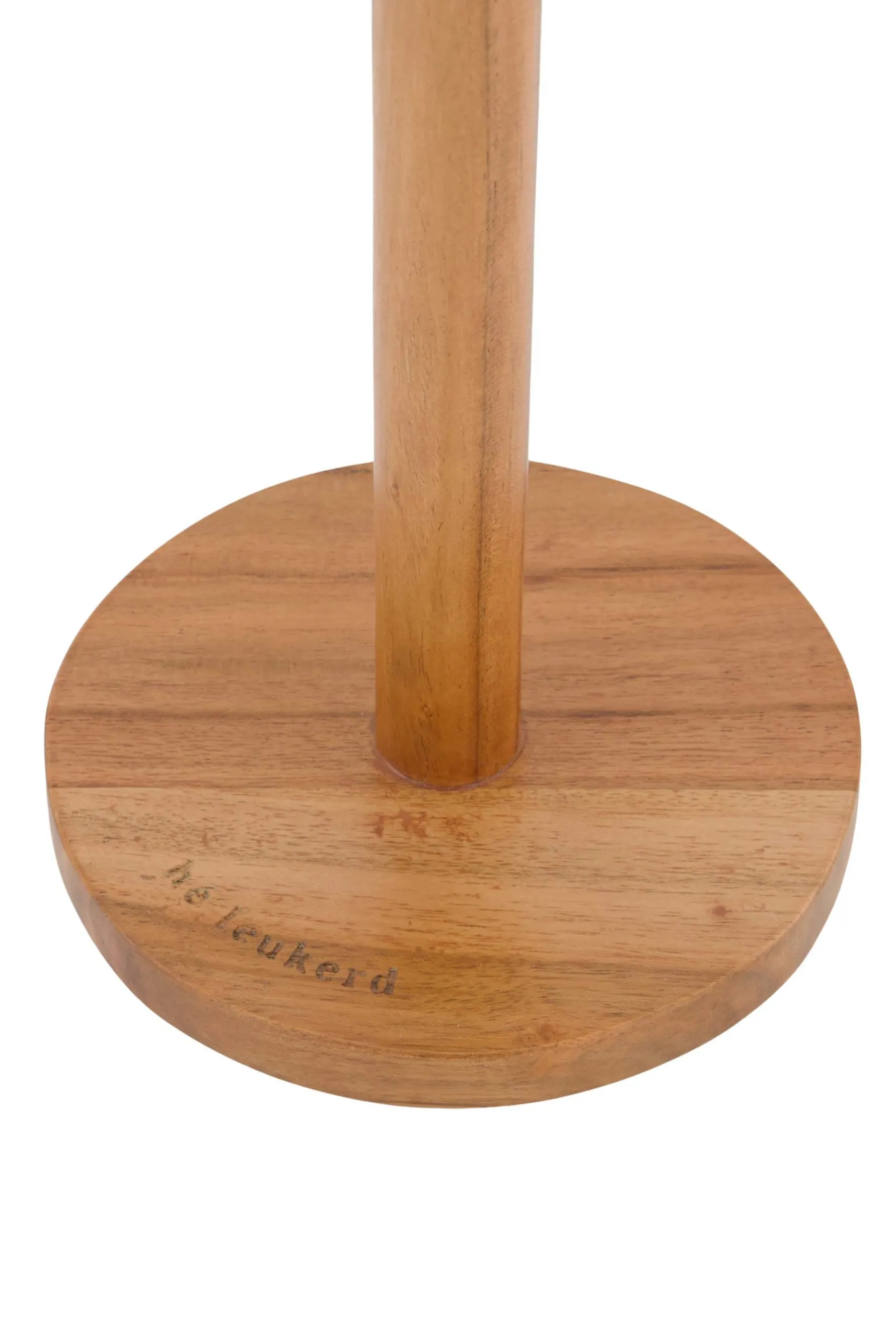 zusss houten keukenrolhouder he leukerd donkerbruin