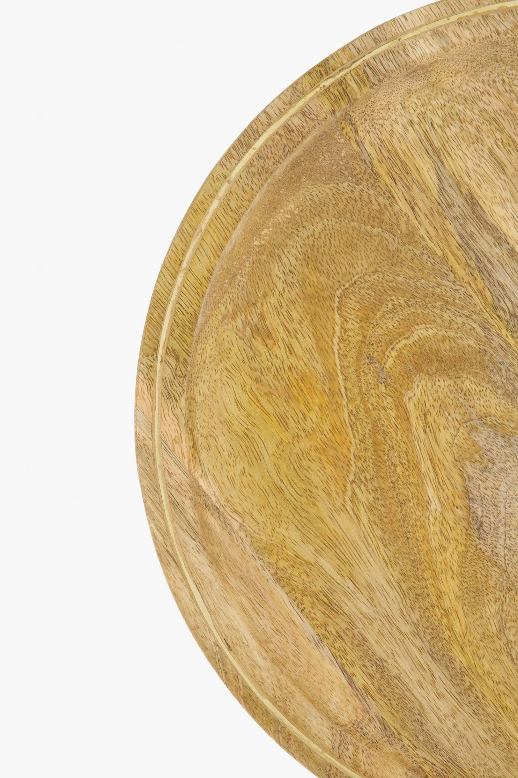 zusss houten stylingbord 30 cm naturel / goud