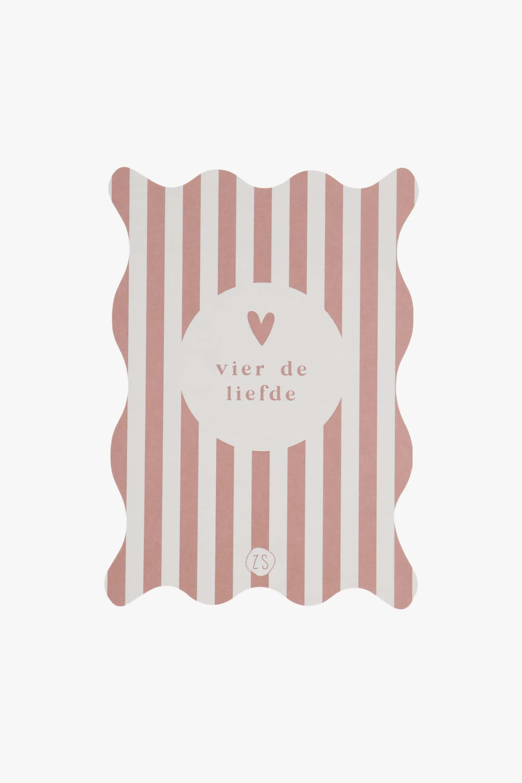 zusss kaart golf vier de liefde terra roze/zand