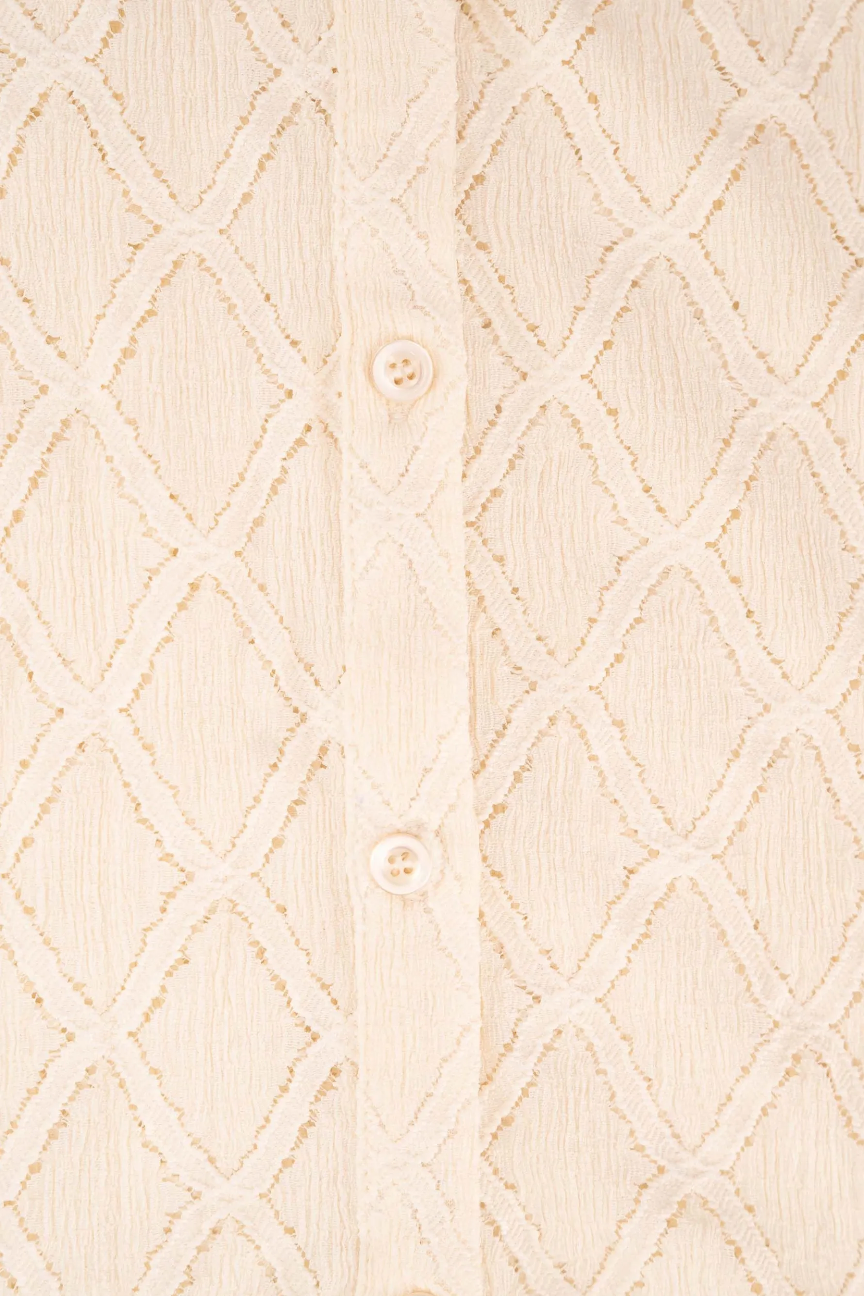 zusss kanten blouse creme