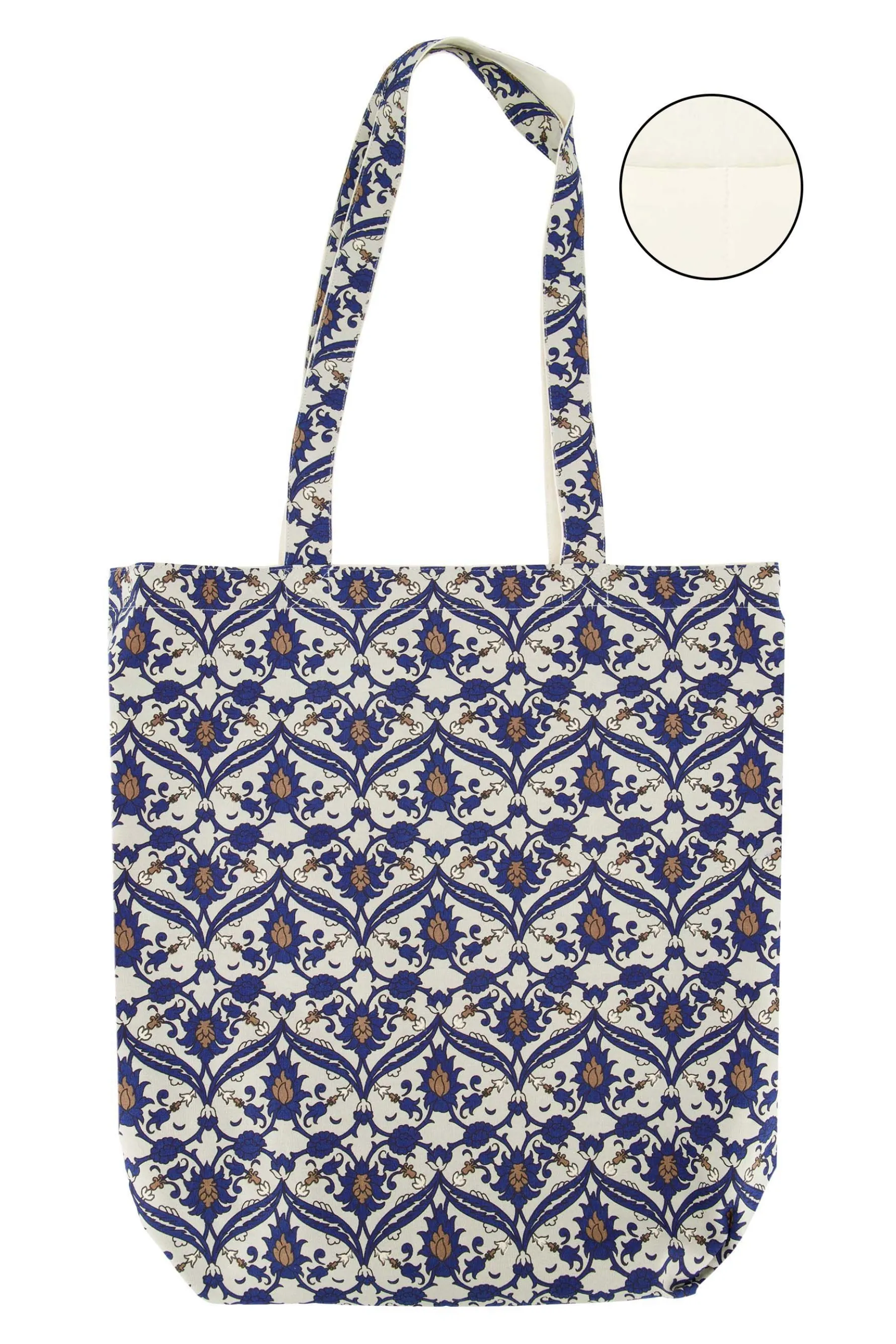 zusss katoenen shopper met print zand