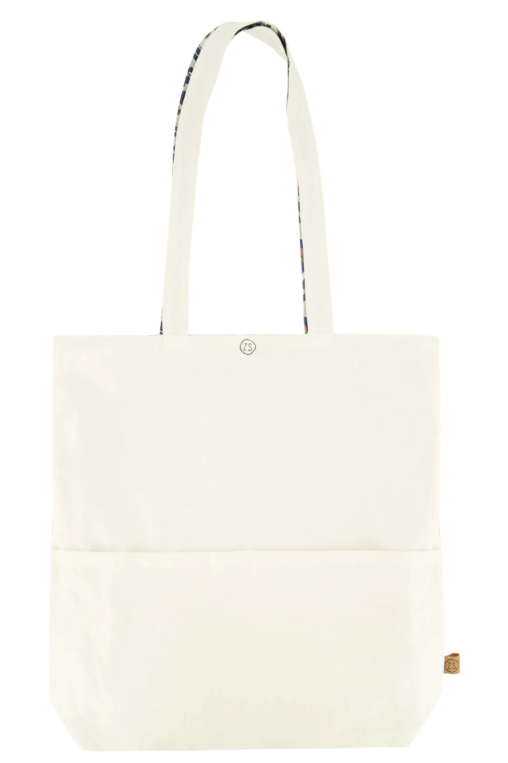 zusss katoenen shopper met print zand