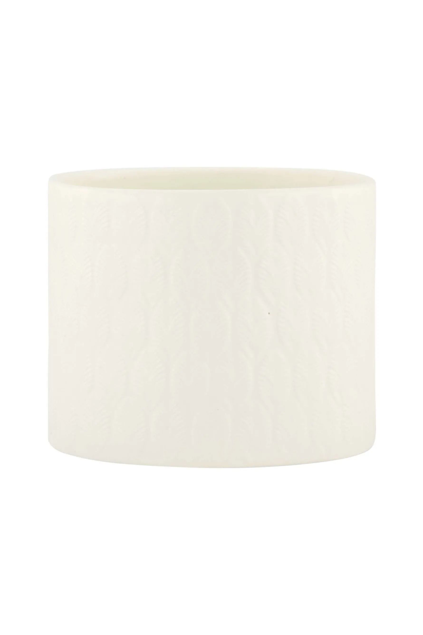 zusss keramieken geurkaars ovaal structuur hartjes wit