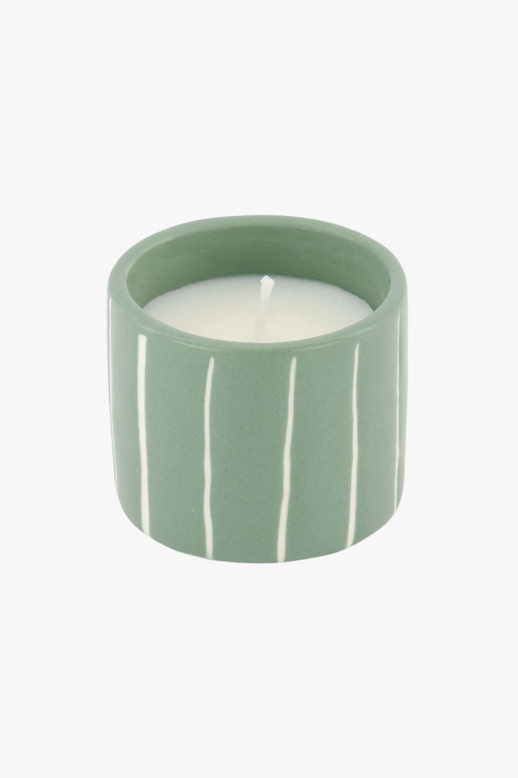 zusss keramieken geurkaarsje met houten deksel klavertje salie