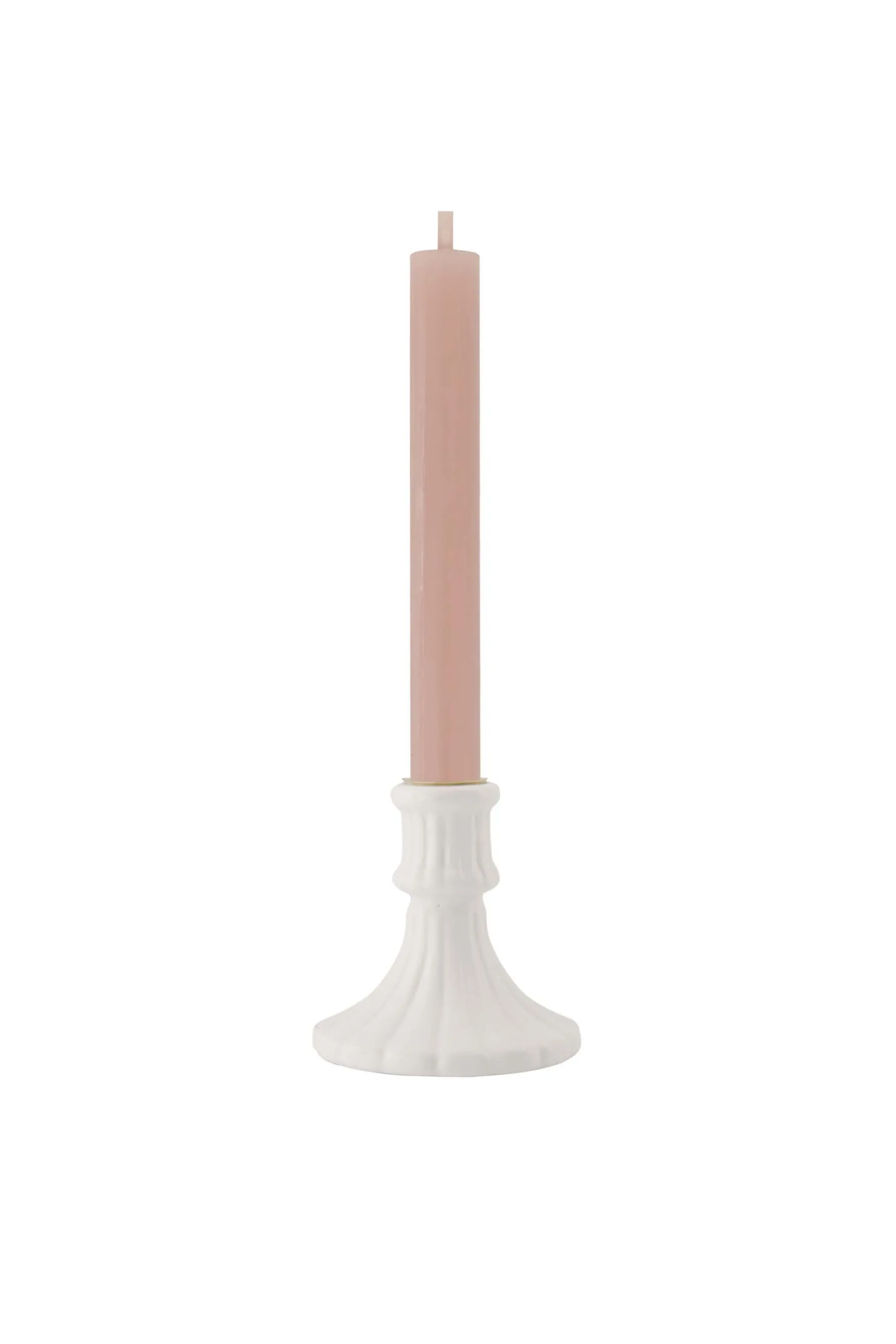 zusss keramieken kandelaar vintage wit S