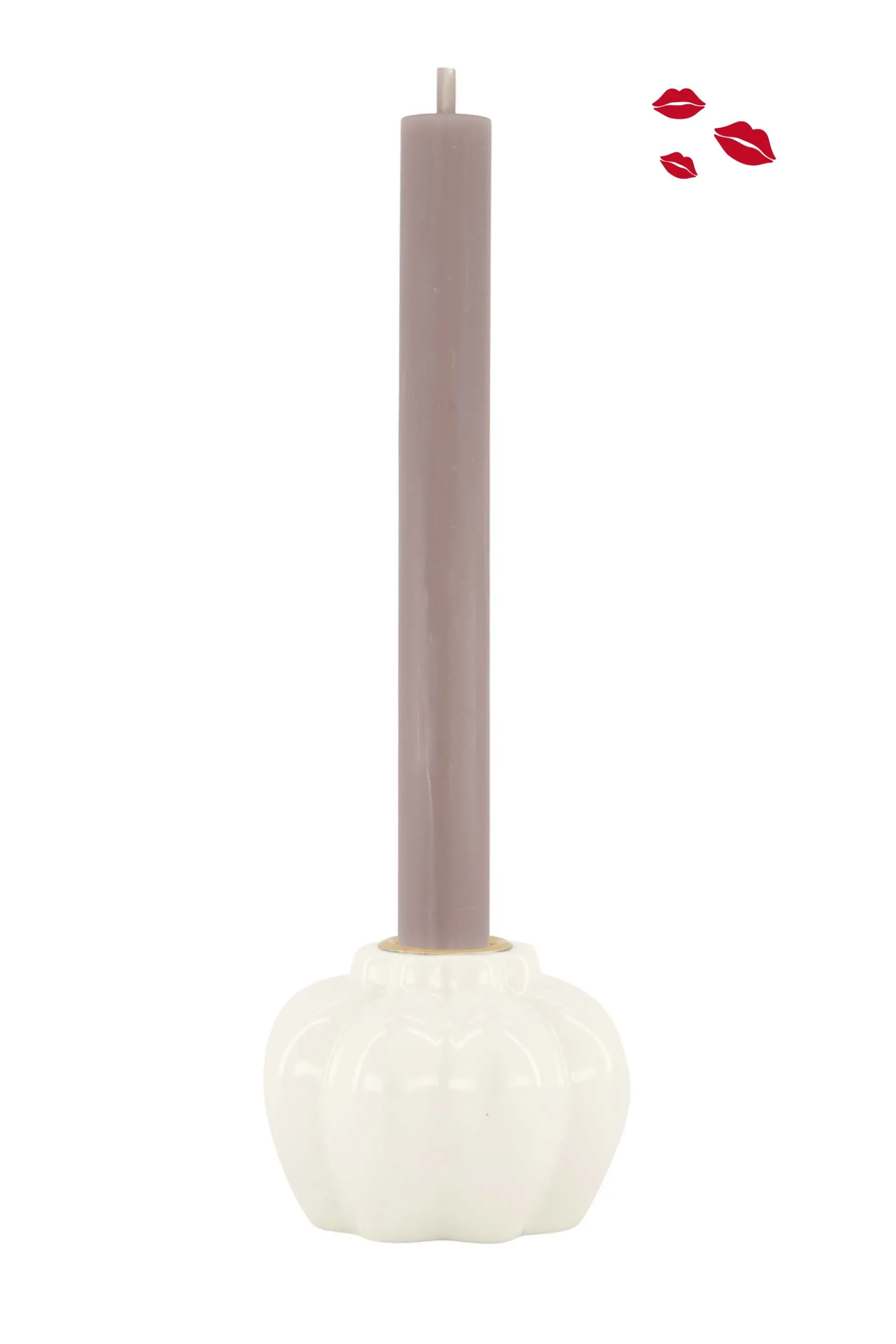 zusss keramieken kandelaar wit