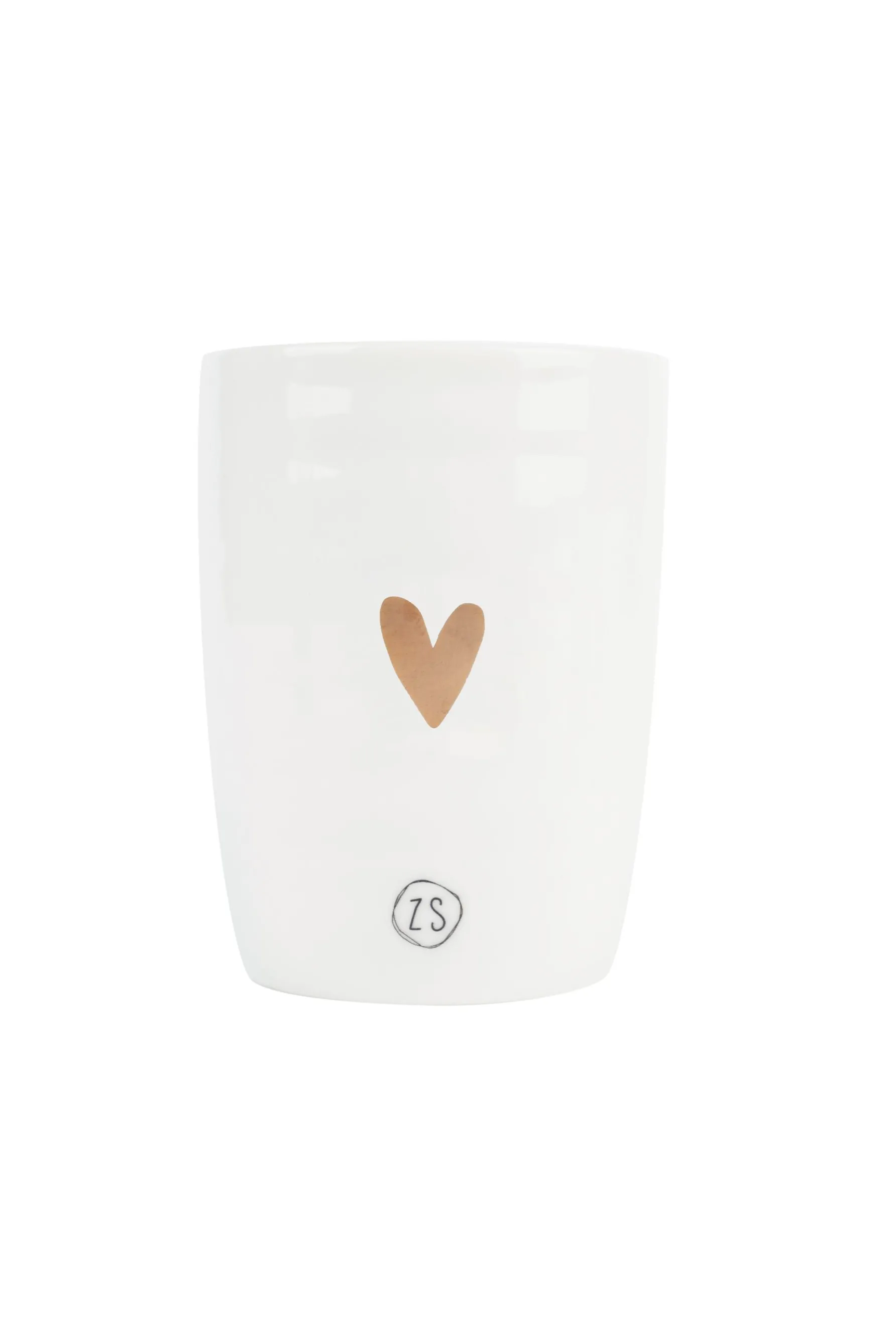 zusss koffiemok goud hartje (set van 6)