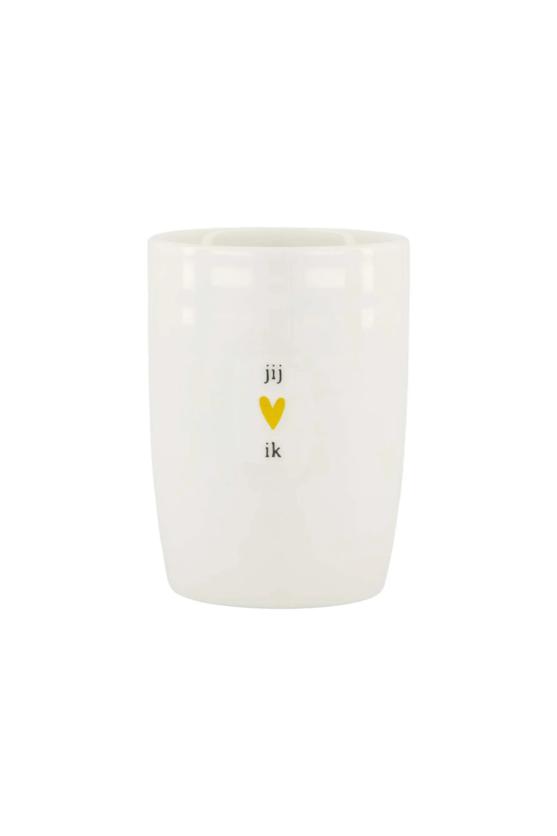 zusss koffiemok goud hartje jij & ik wit