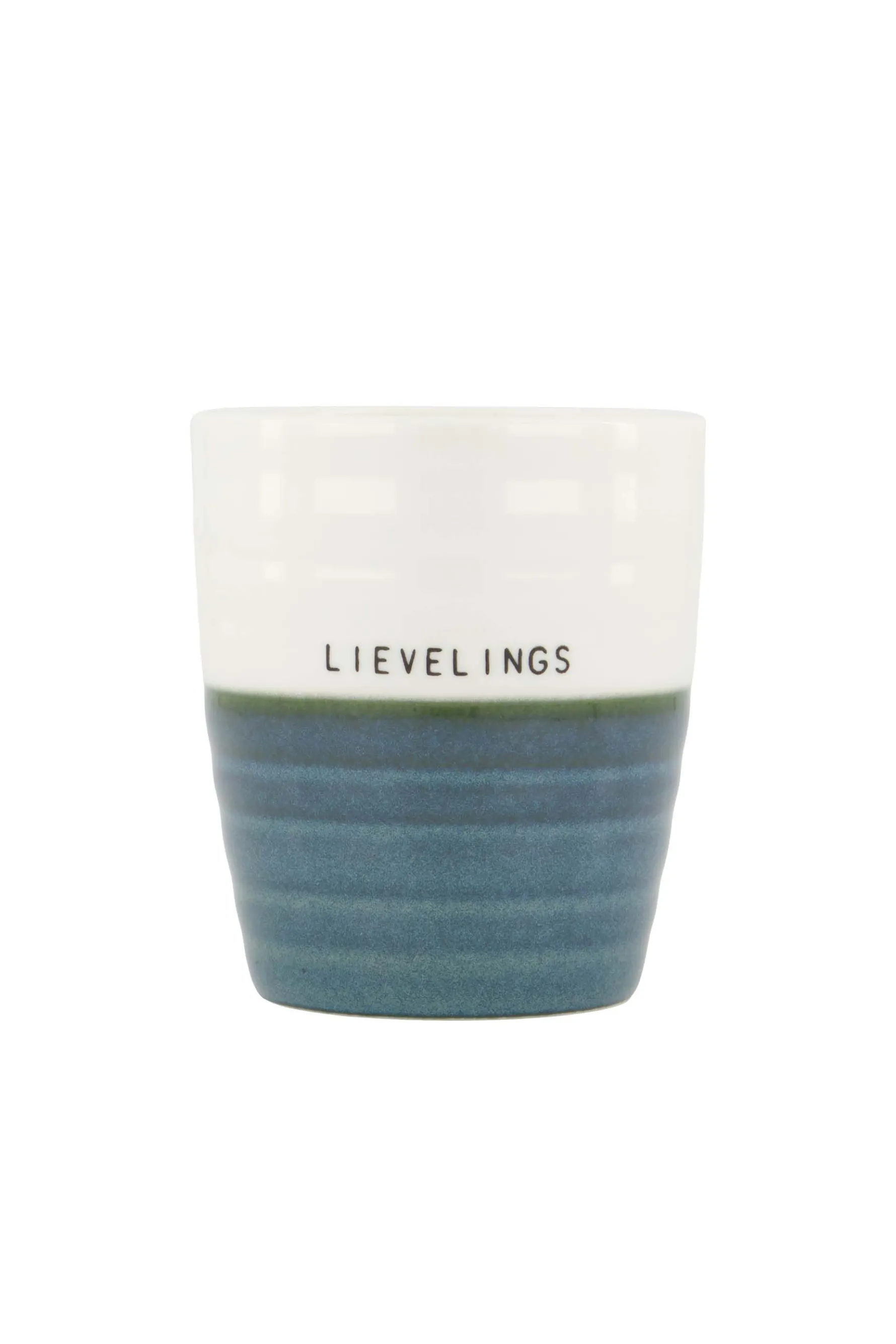 zusss koffiemok lievelings blauw/wit
