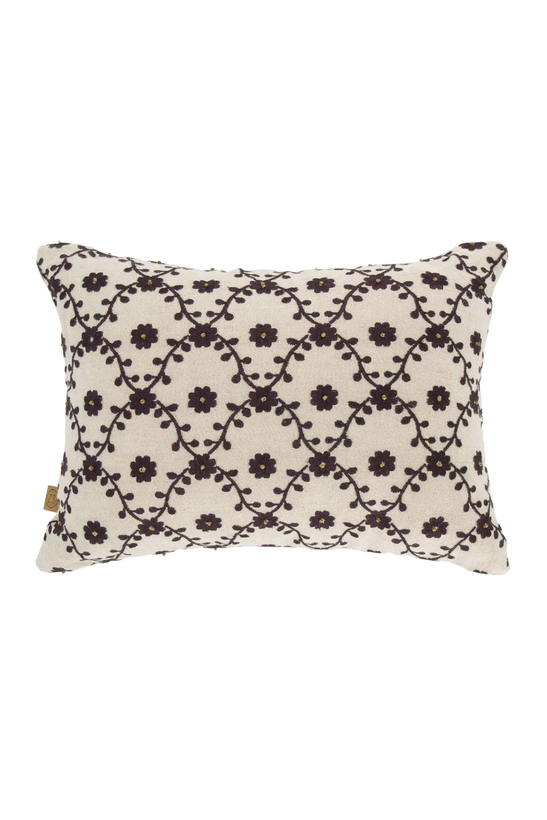 zusss kussen droom durf doe 35x25cm antracietgrijs/zand