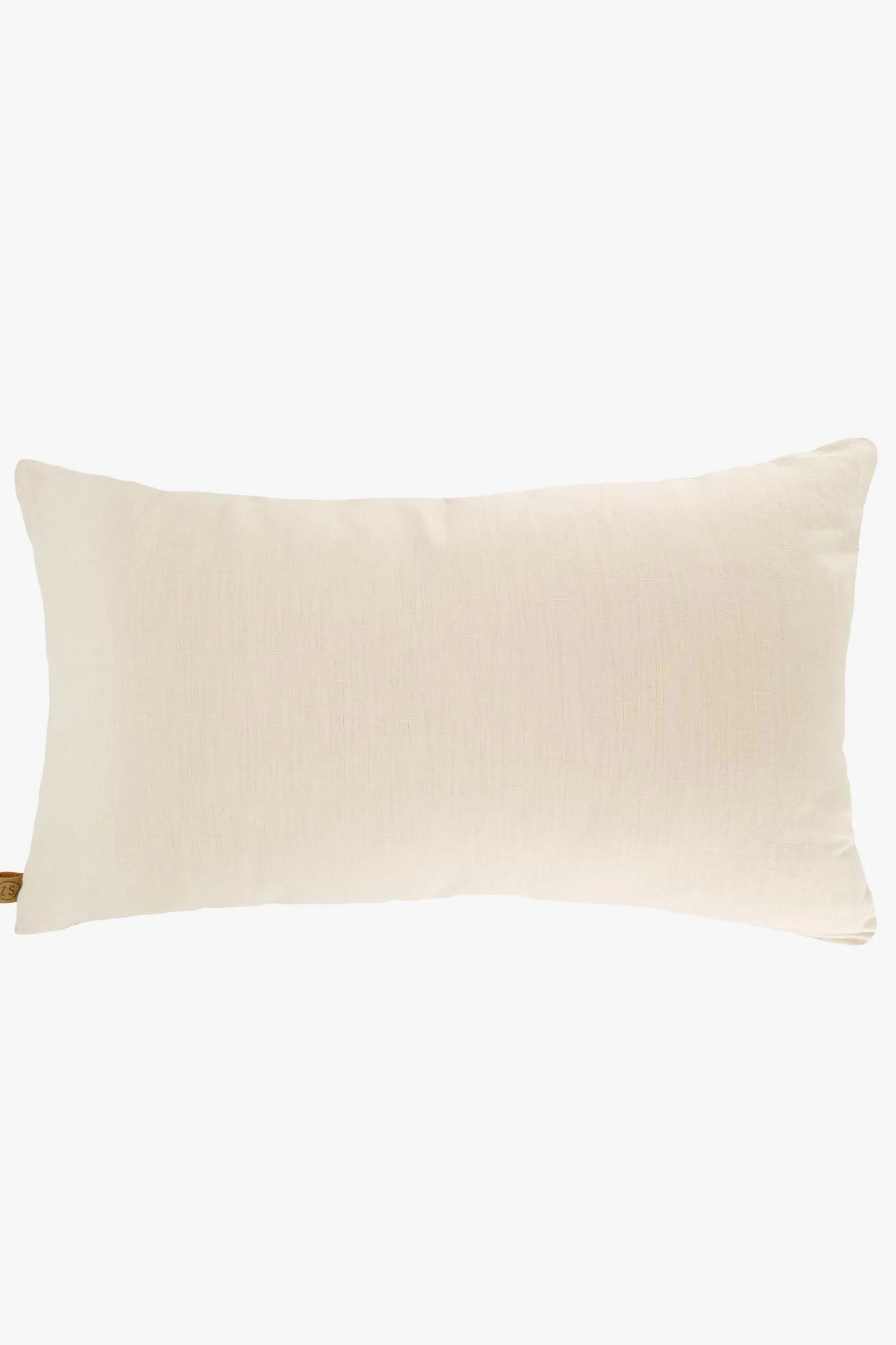 zusss kussen lijnenpatroon 60x40cm zand/leem/saliegroen