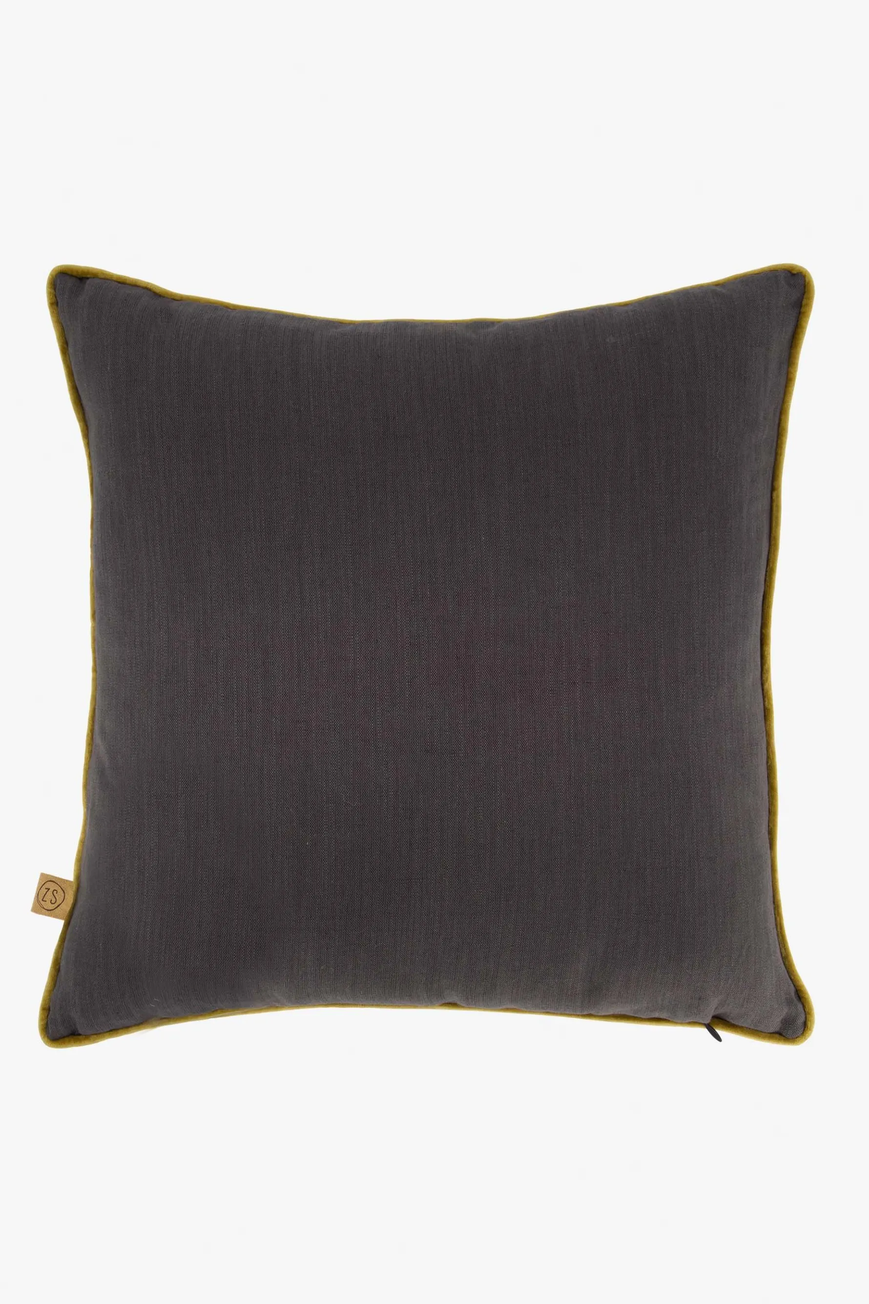 zusss kussen penseelstreken 45x45cm zand/antraciet