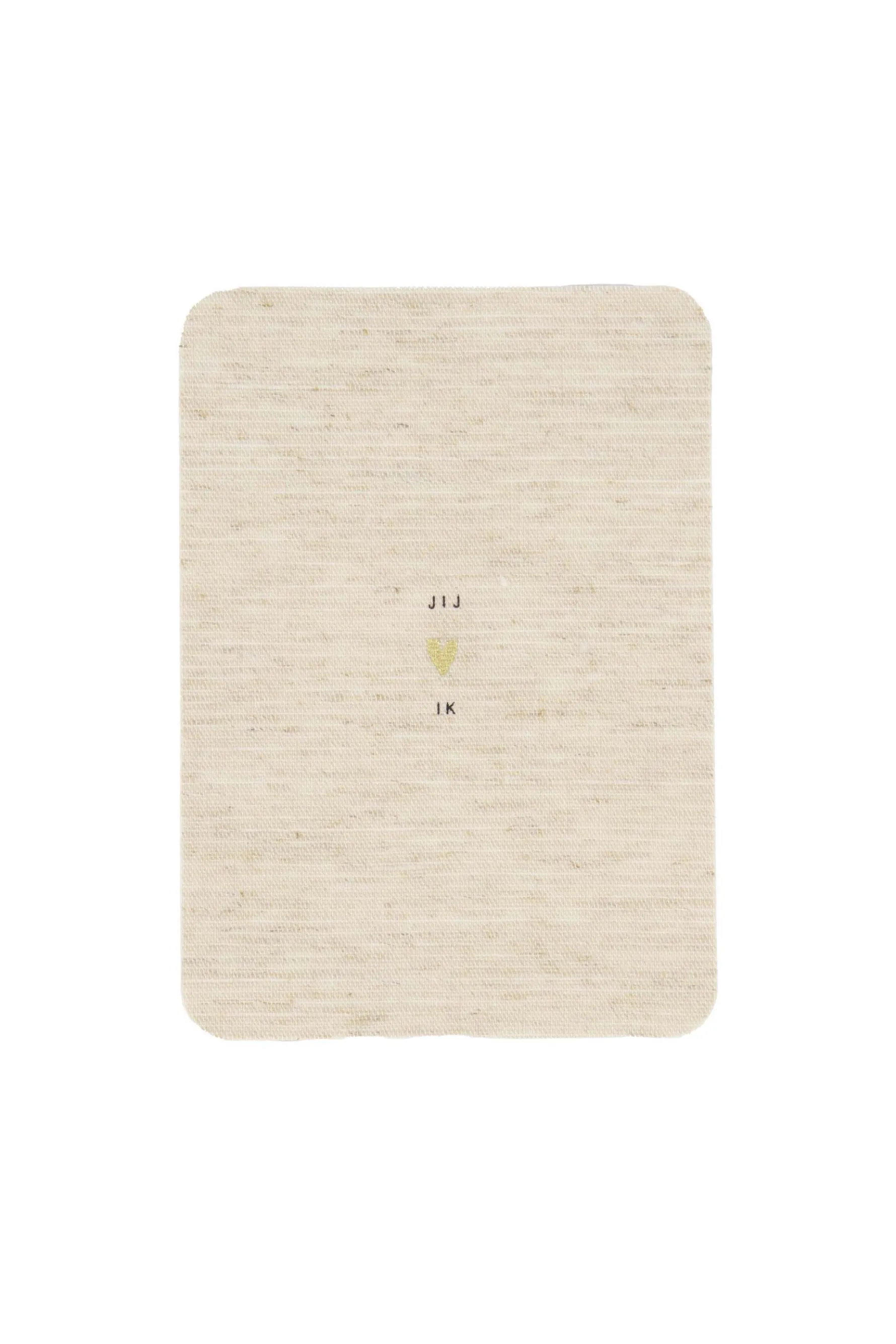 zusss linnen kaart jij & ik