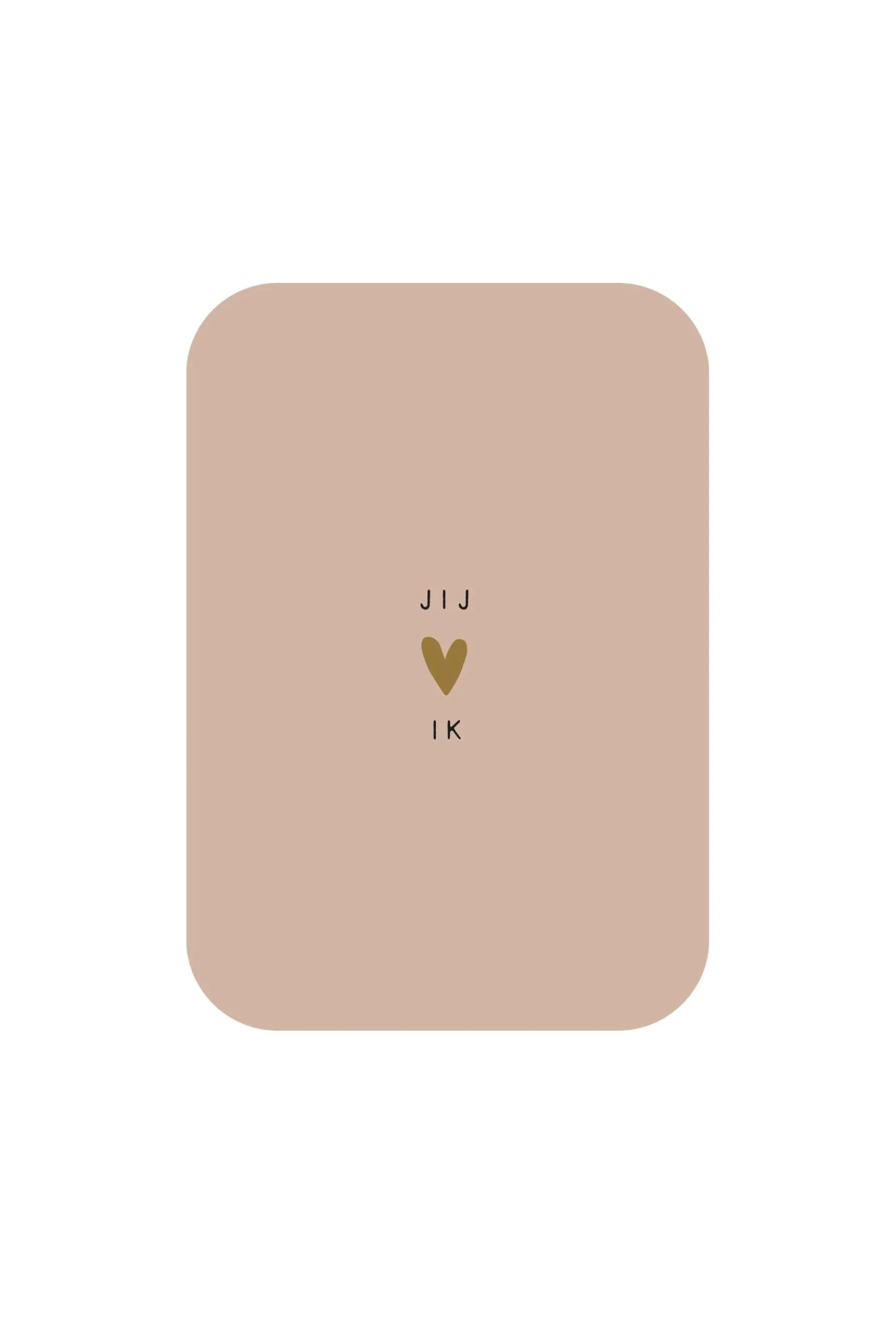 zusss linnen kaart jij & ik