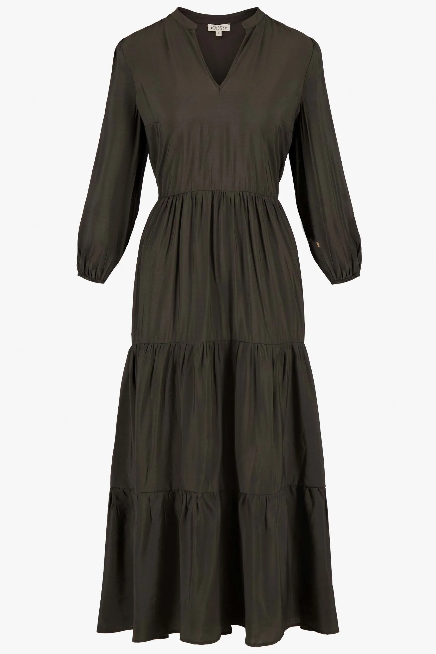 zusss maxi jurk antracietgrijs