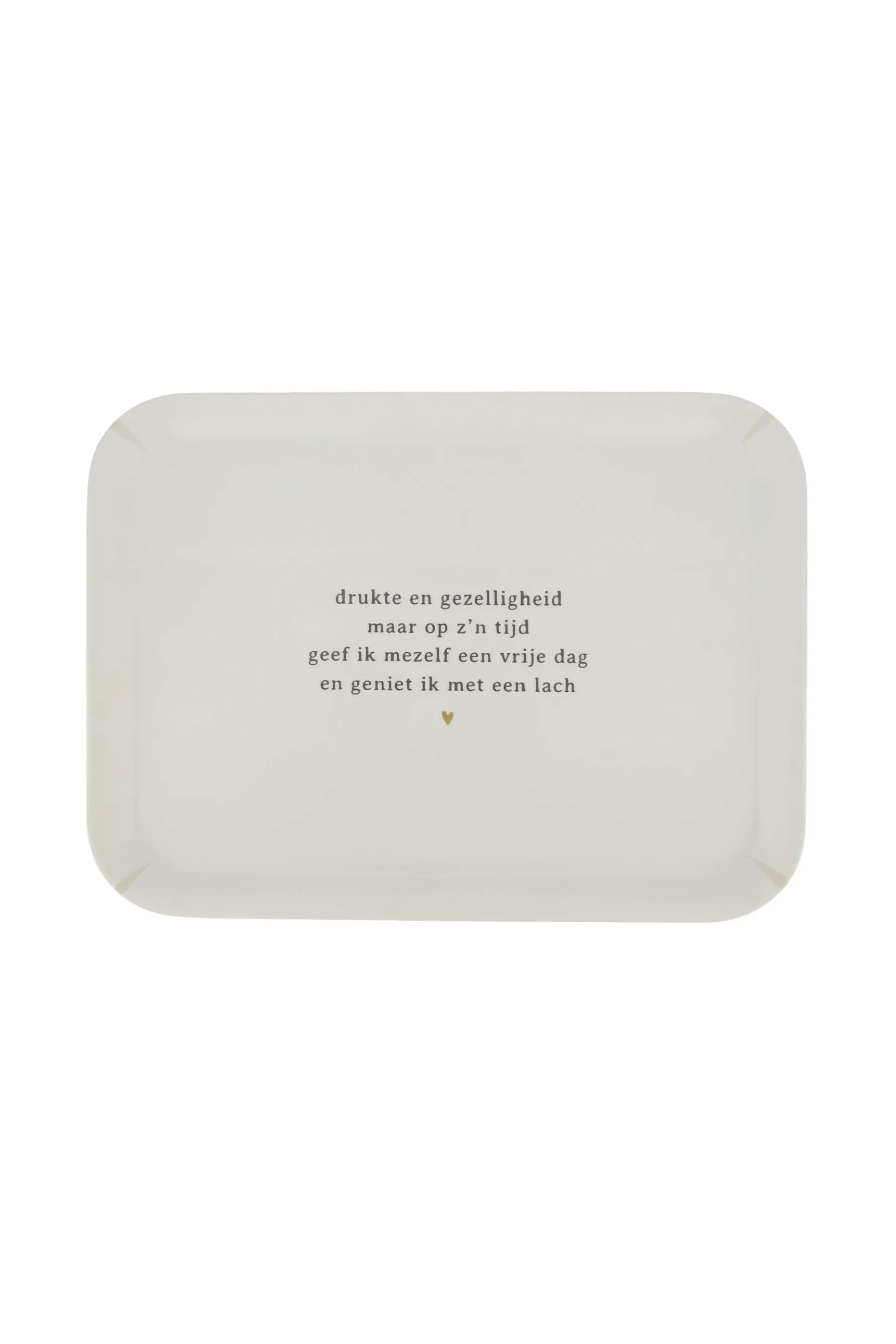 zusss melamine dienblad 43x33cm gezelligheid zand