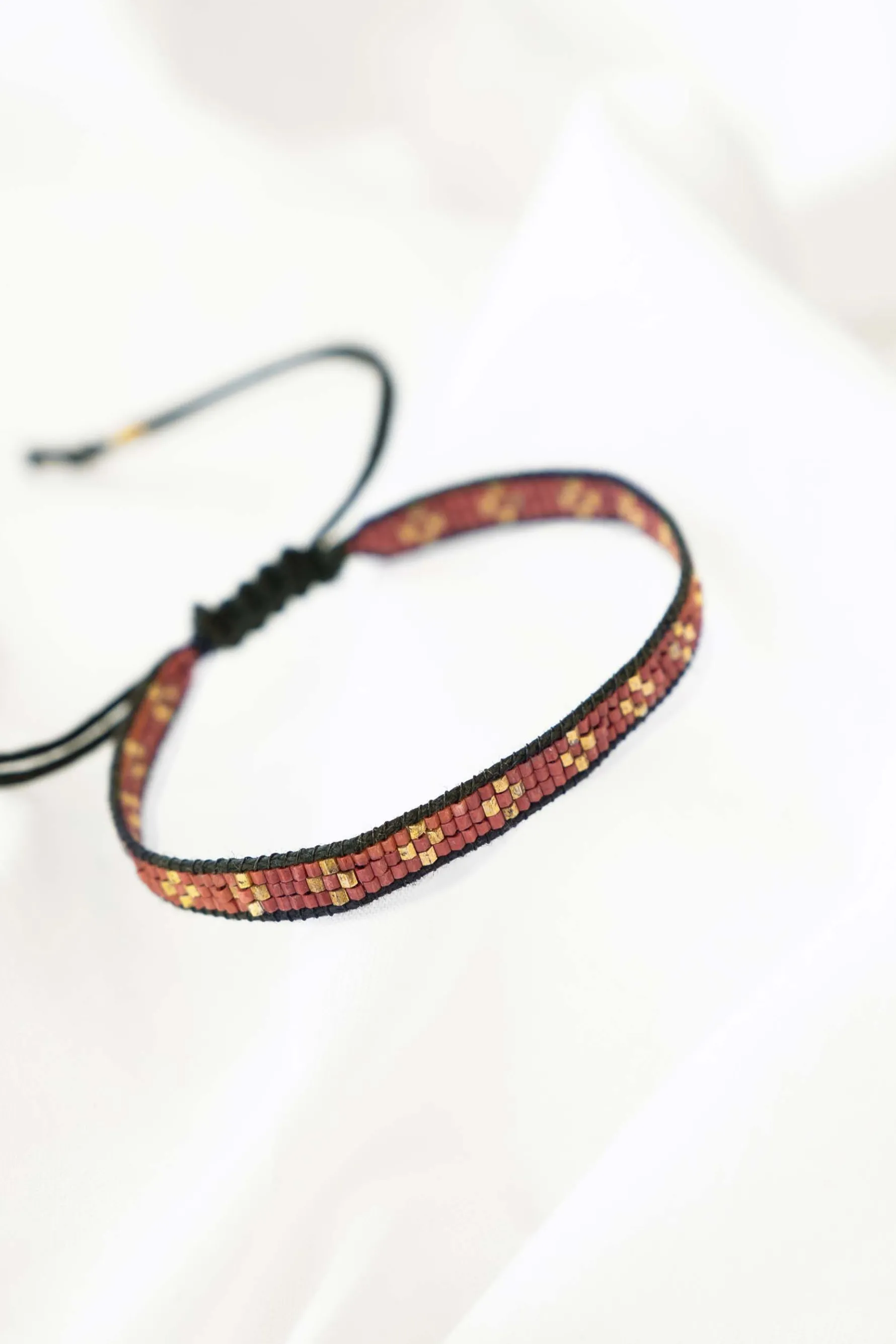 zusss miyuki armbandje bloemen oudroze