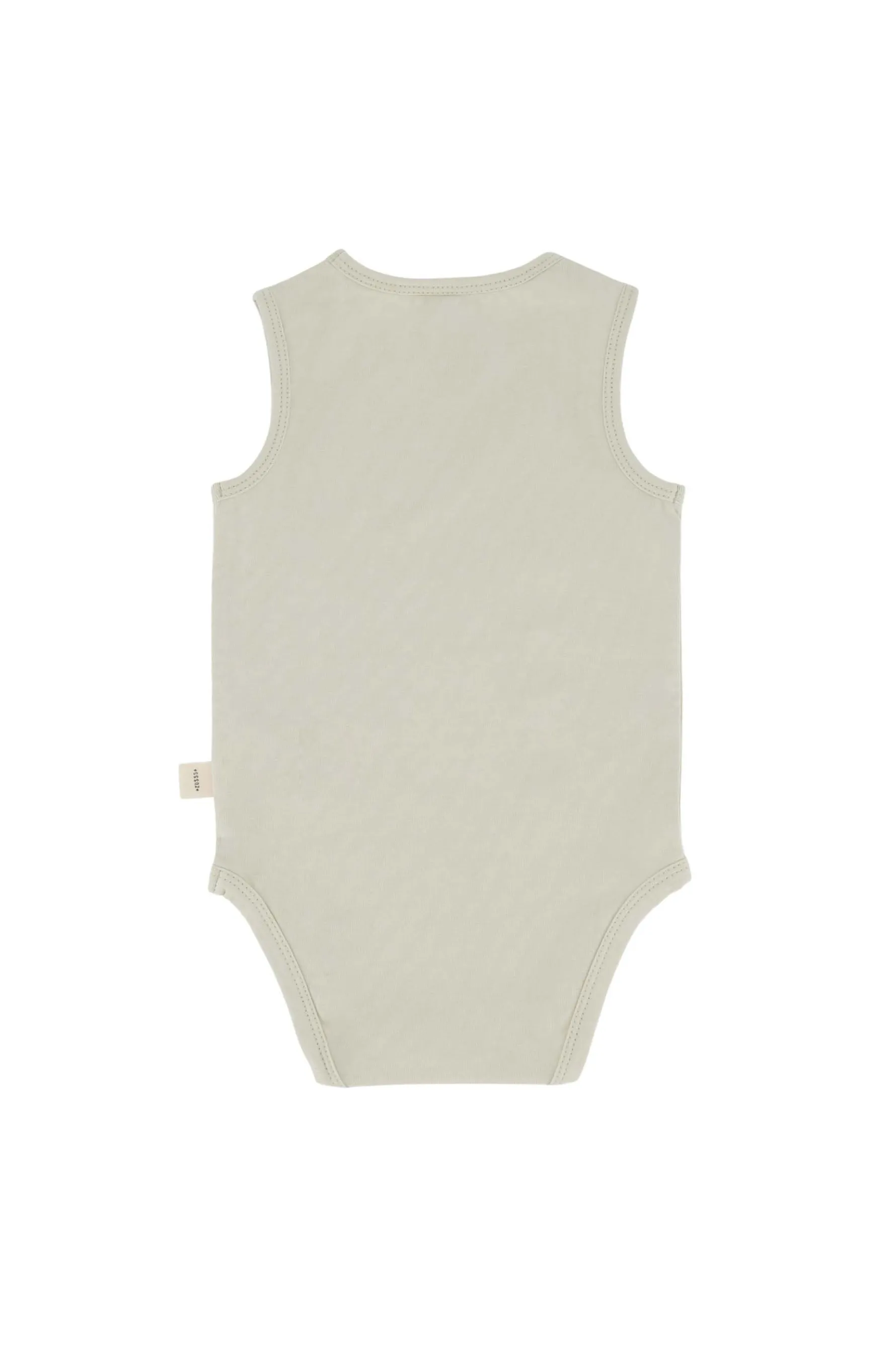 zusss mouwloos rompertje so loved zand