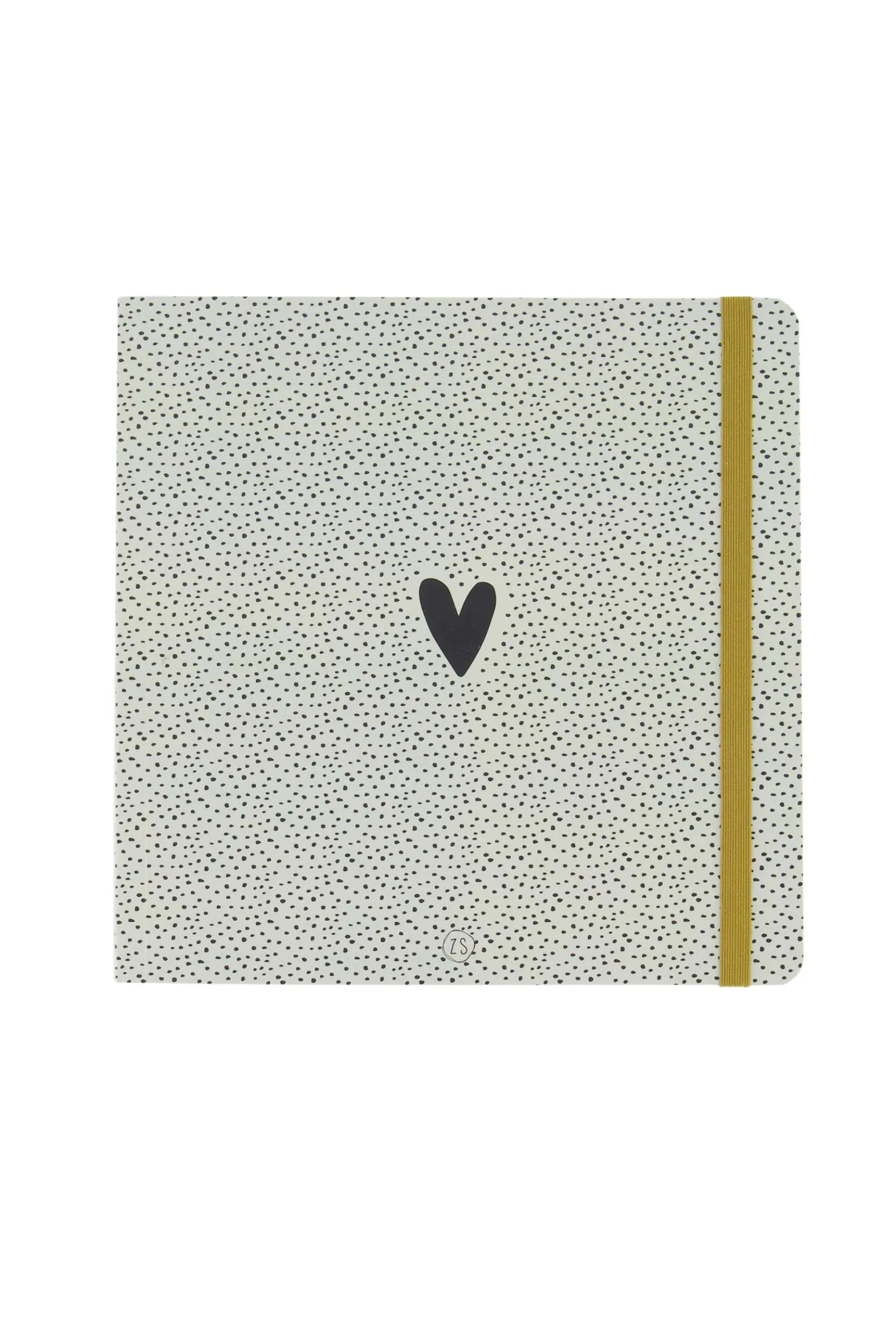 zusss notitieboek hartje en stipjes zand