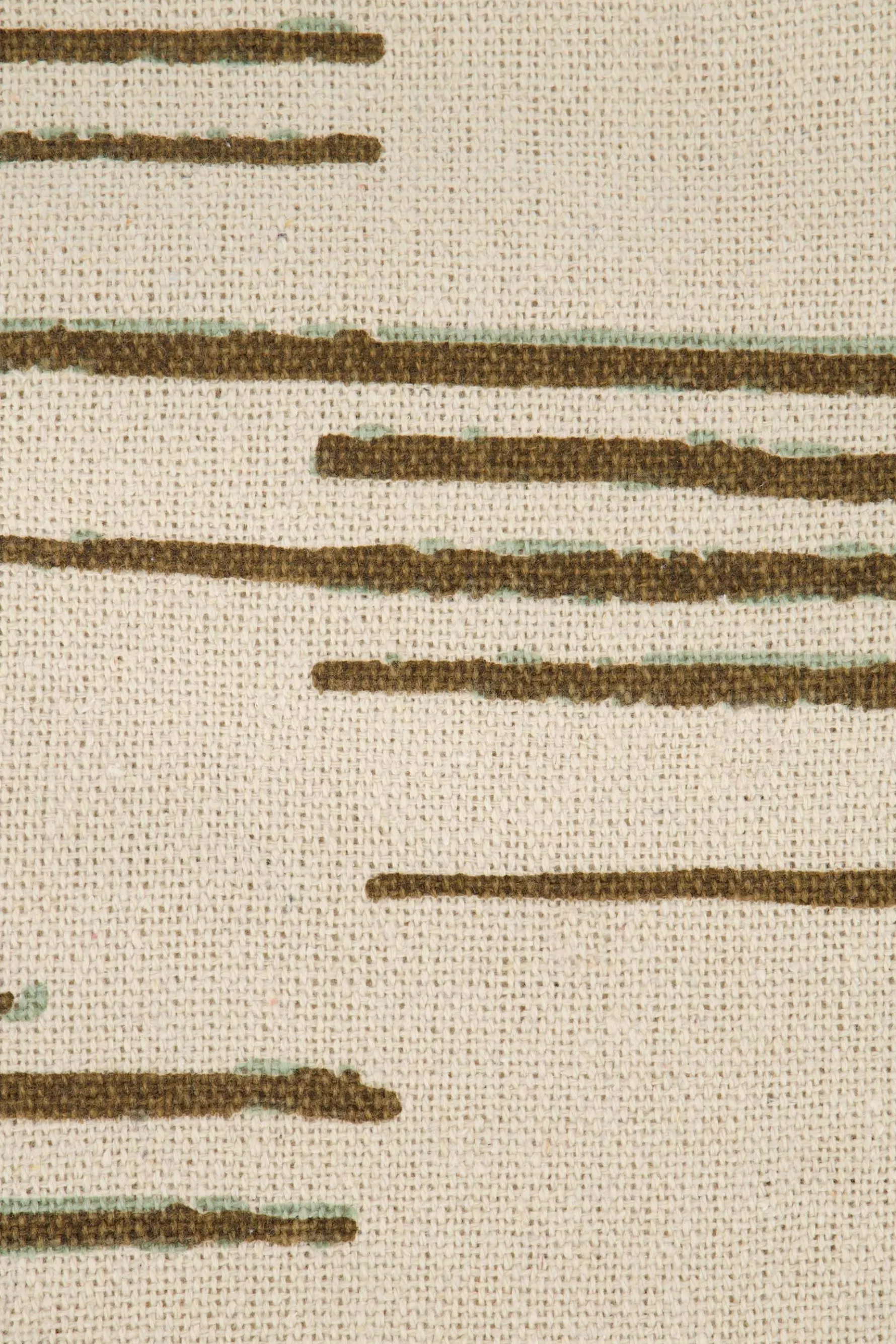 zusss plaid lijnenpatroon 130x170 zand/leem/saliegroen