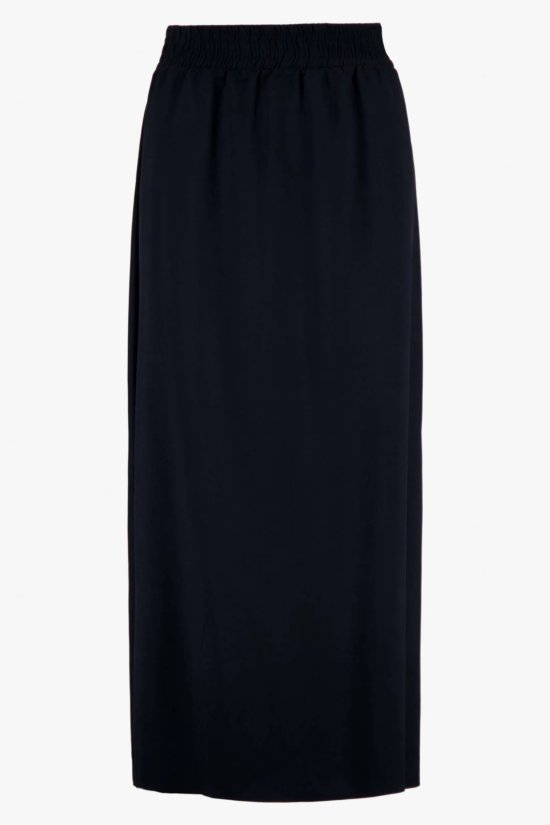 zusss satijnen twill rok donkerblauw