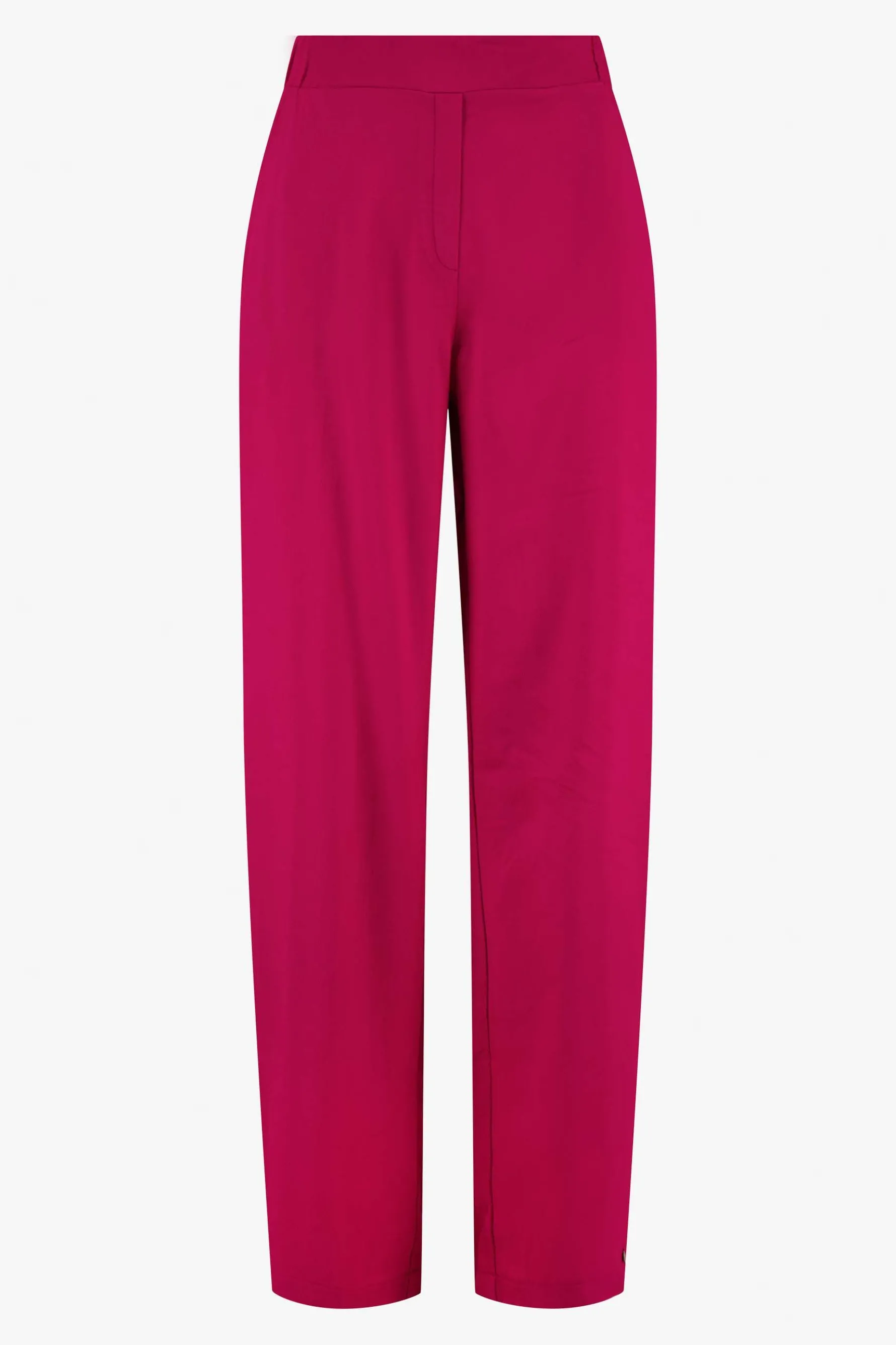 zusss satijnen twill broek roze rood